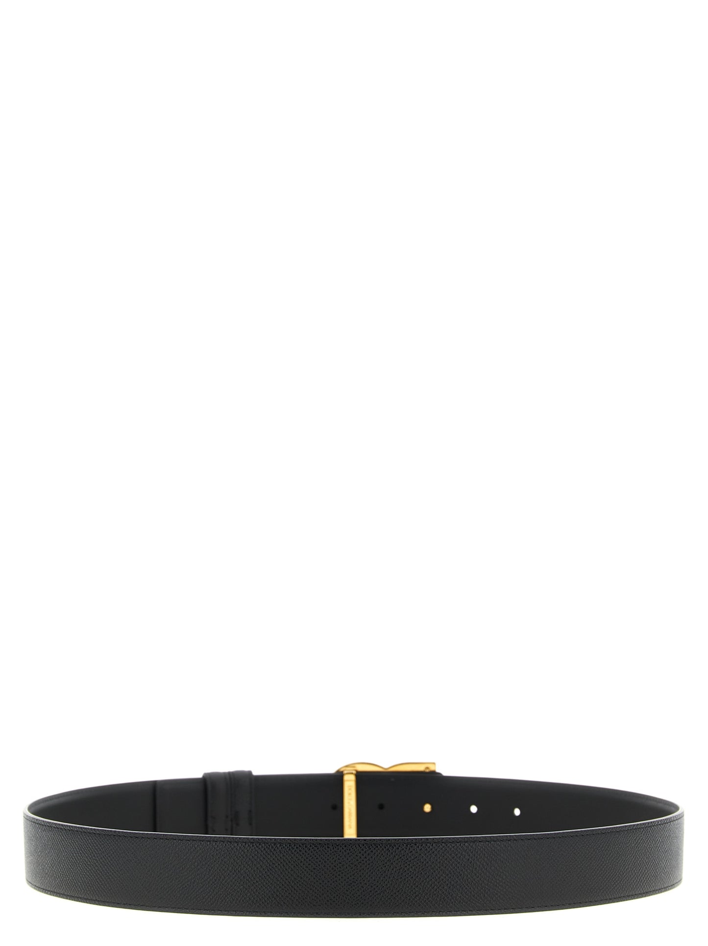 Dolce & Gabbana Black Calfskin Regular Belt Curated Luxury Accessories by Orvyn
