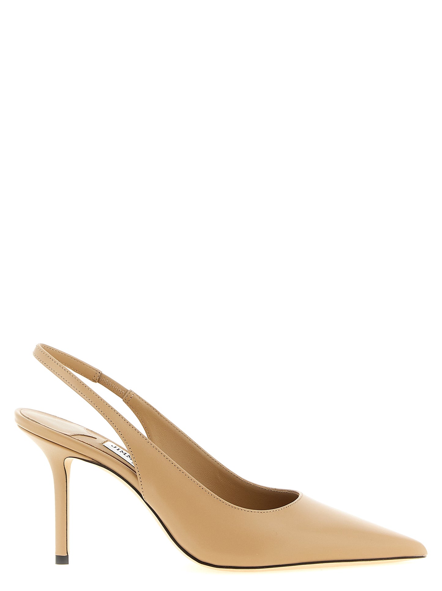 Jimmy Choo Beige Leather High Heel Pumps Curated Luxury Accessories by Orvyn