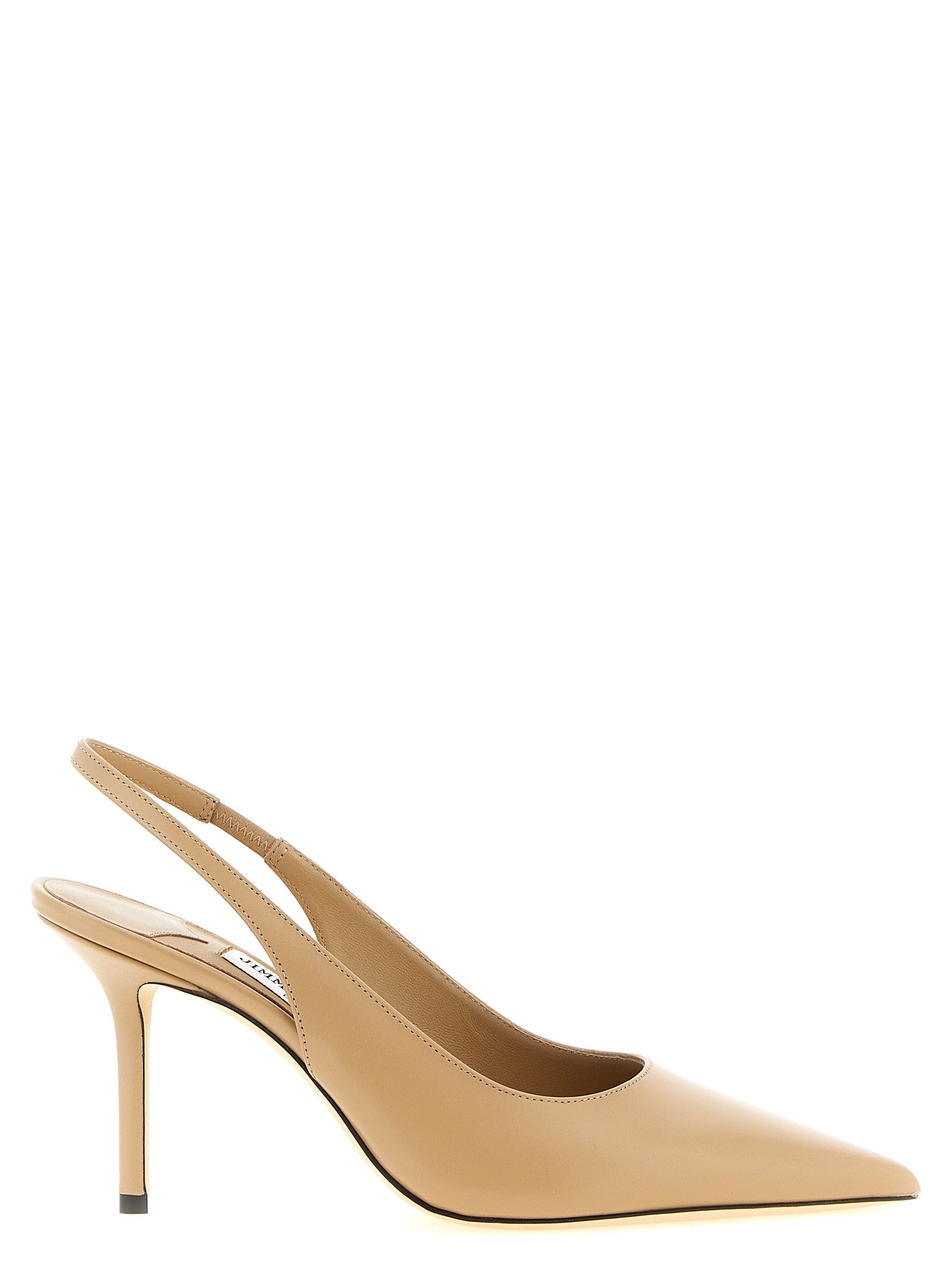 Jimmy Choo Beige Leather High Heel Pumps Curated Luxury Accessories by Orvyn