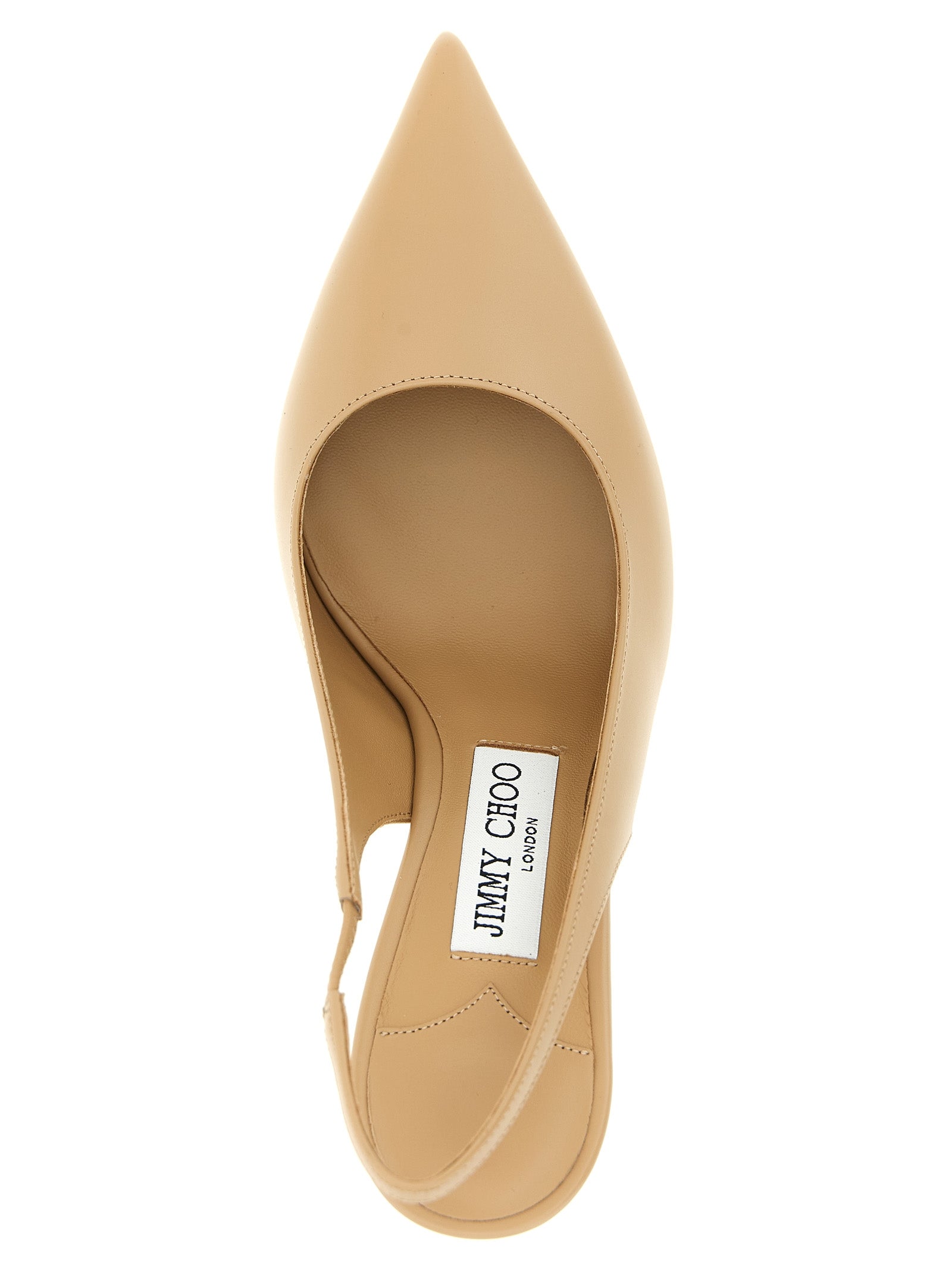 Jimmy Choo Beige Leather High Heel Pumps Curated Luxury Accessories by Orvyn