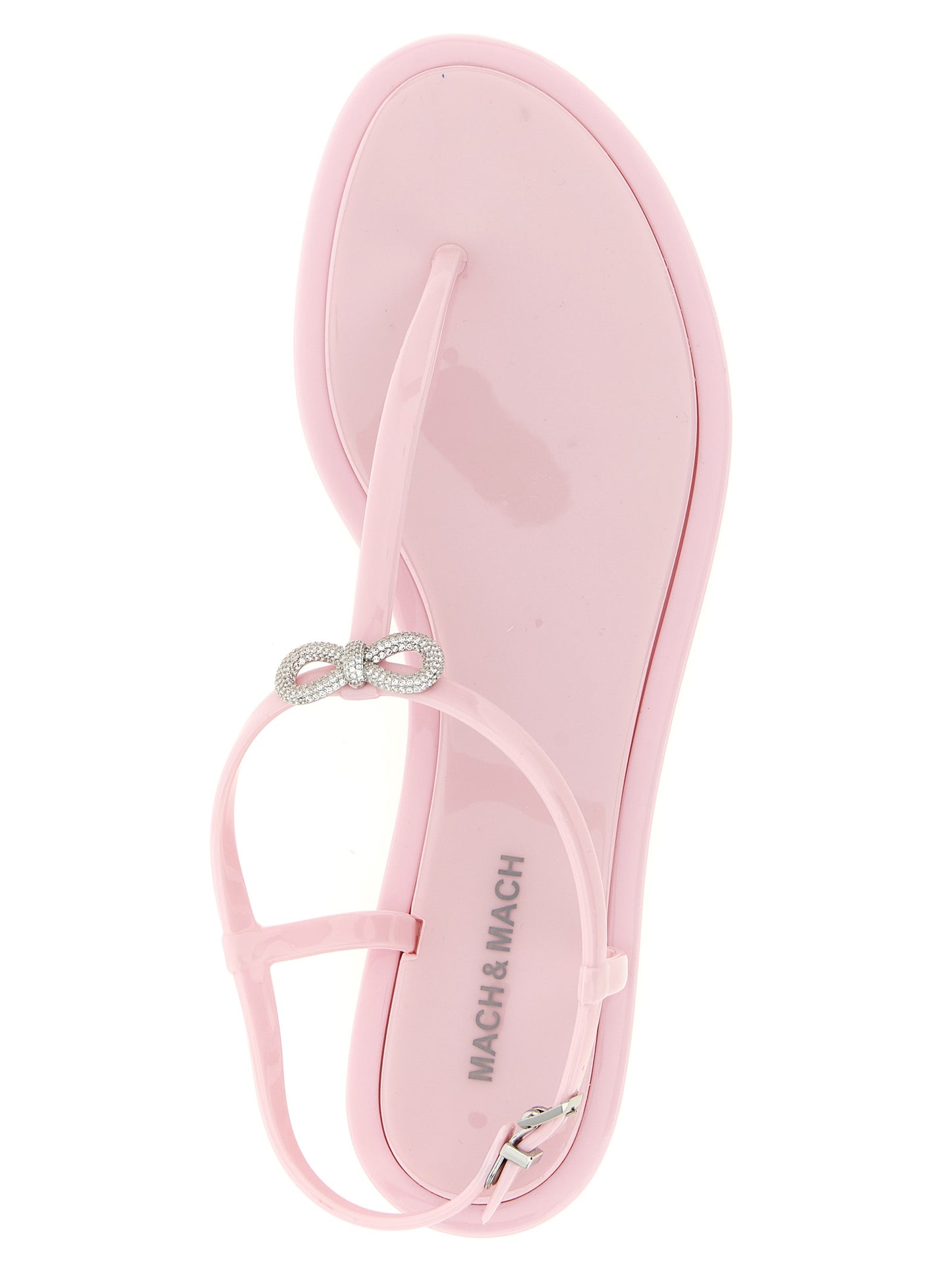 MACH & MACH Multicolor Pvc Flat Sandals Curated Luxury Accessories by Orvyn