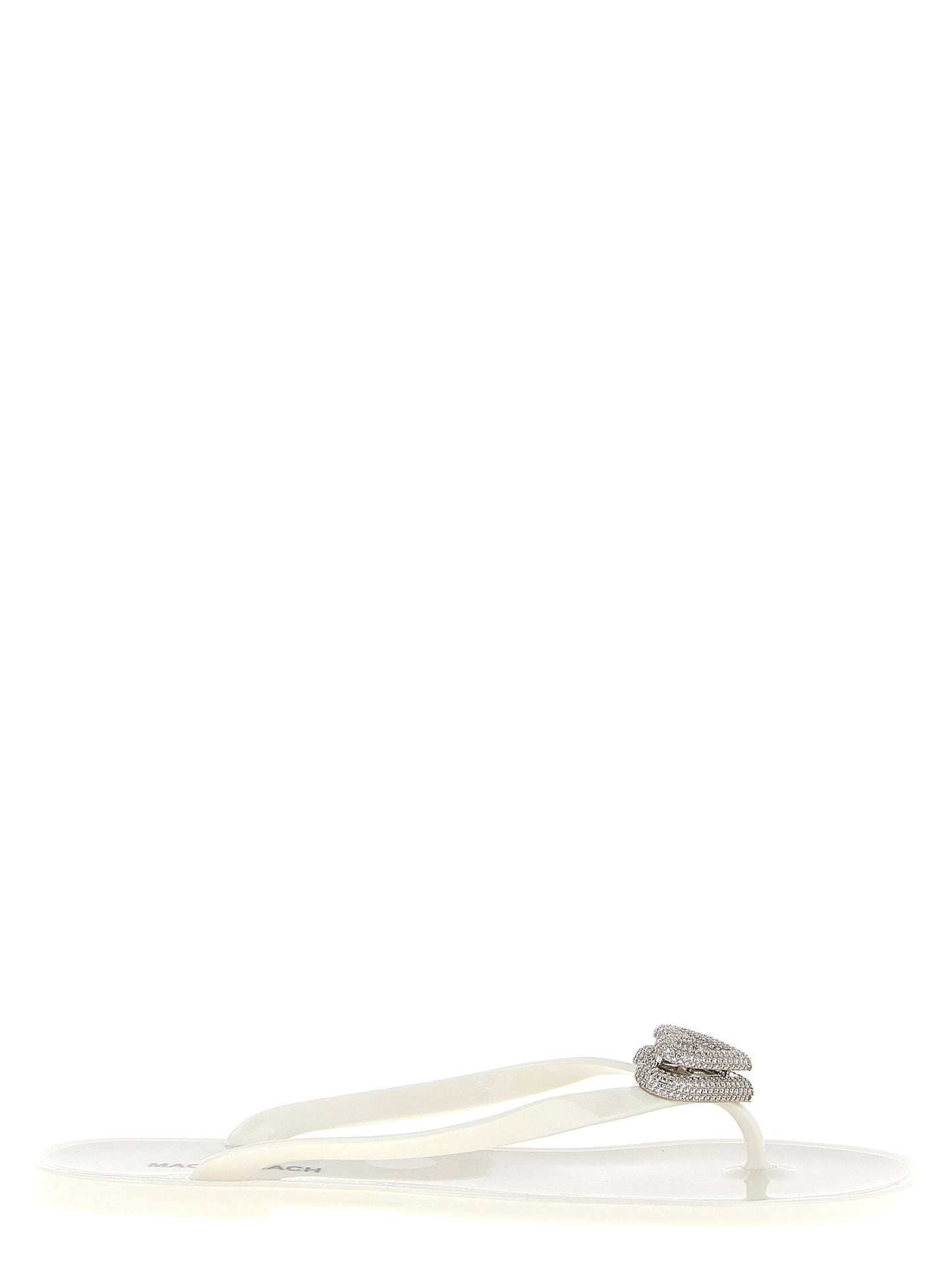 MACH & & White 'Double Heart' Sandals weiss