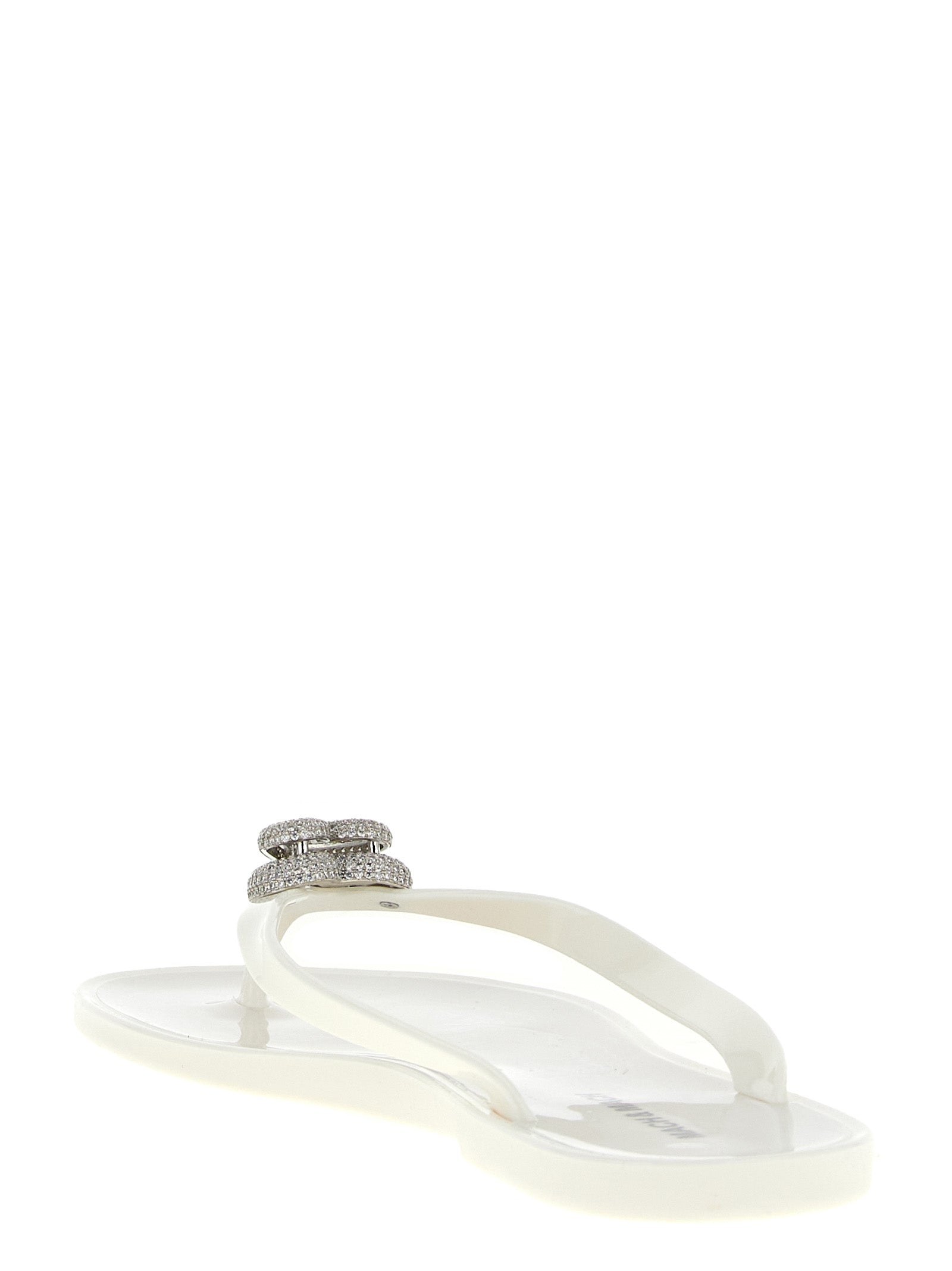 MACH & & White 'Double Heart' Sandals weiss