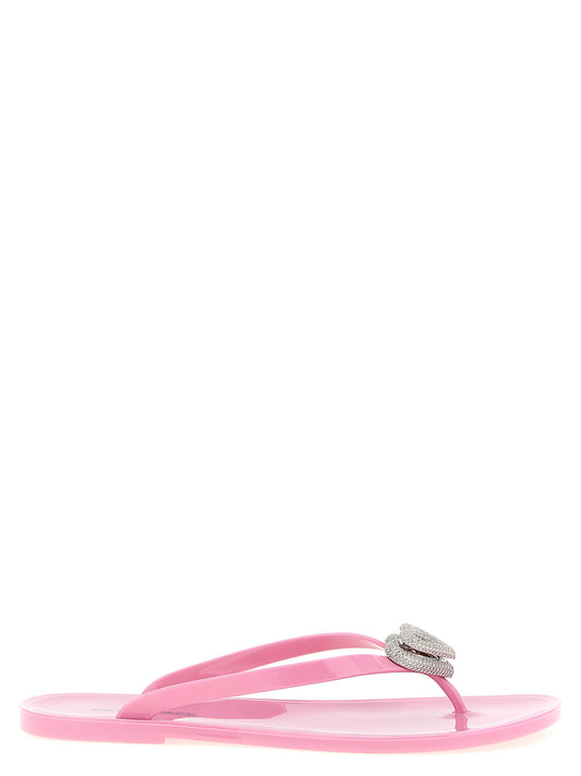 MACH & & Multicolor 'Double Heart' Sandals