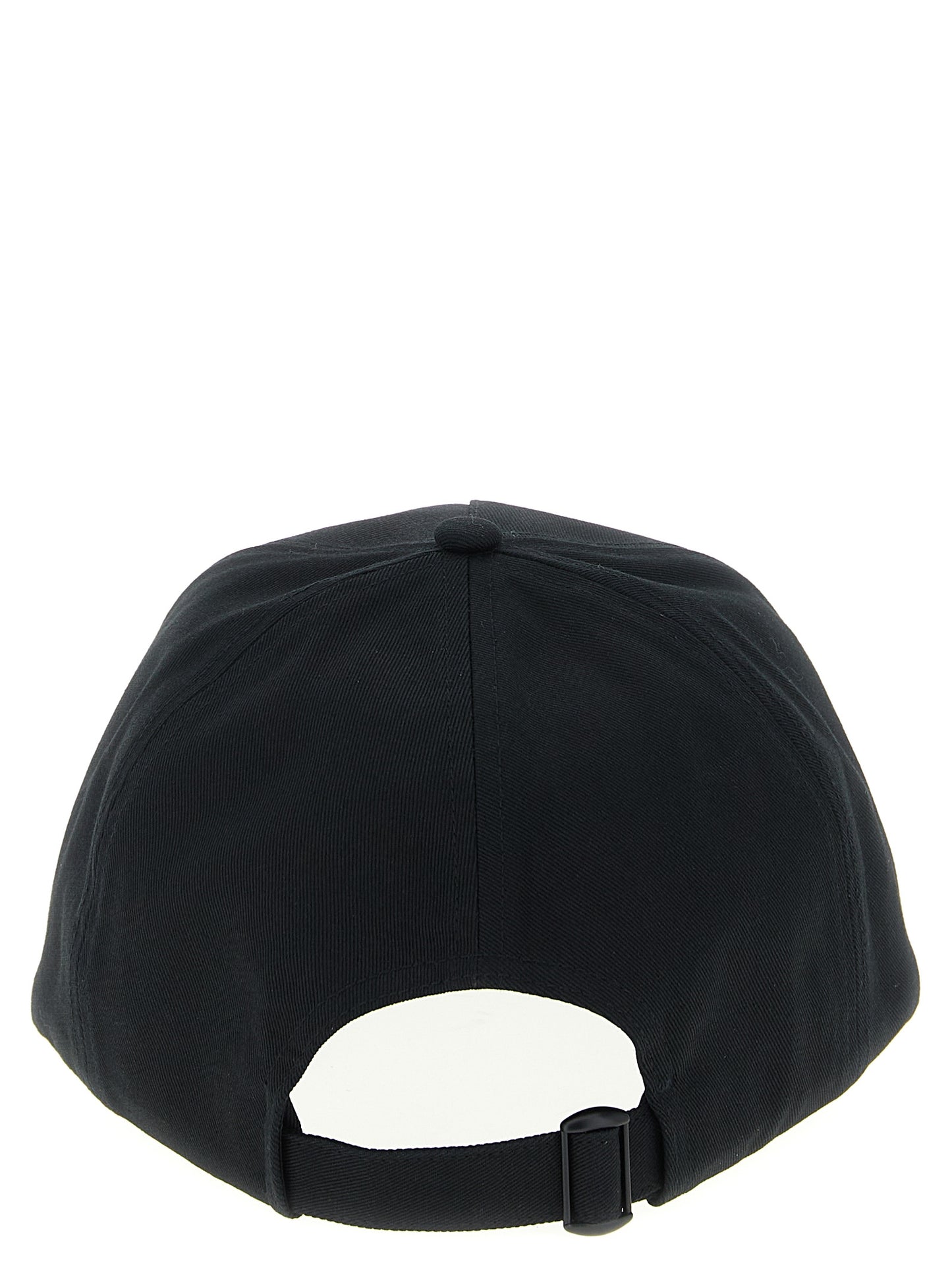 Moncler Black Cotton Cap (Baseball Hat) Curated Luxury Accessories by Orvyn