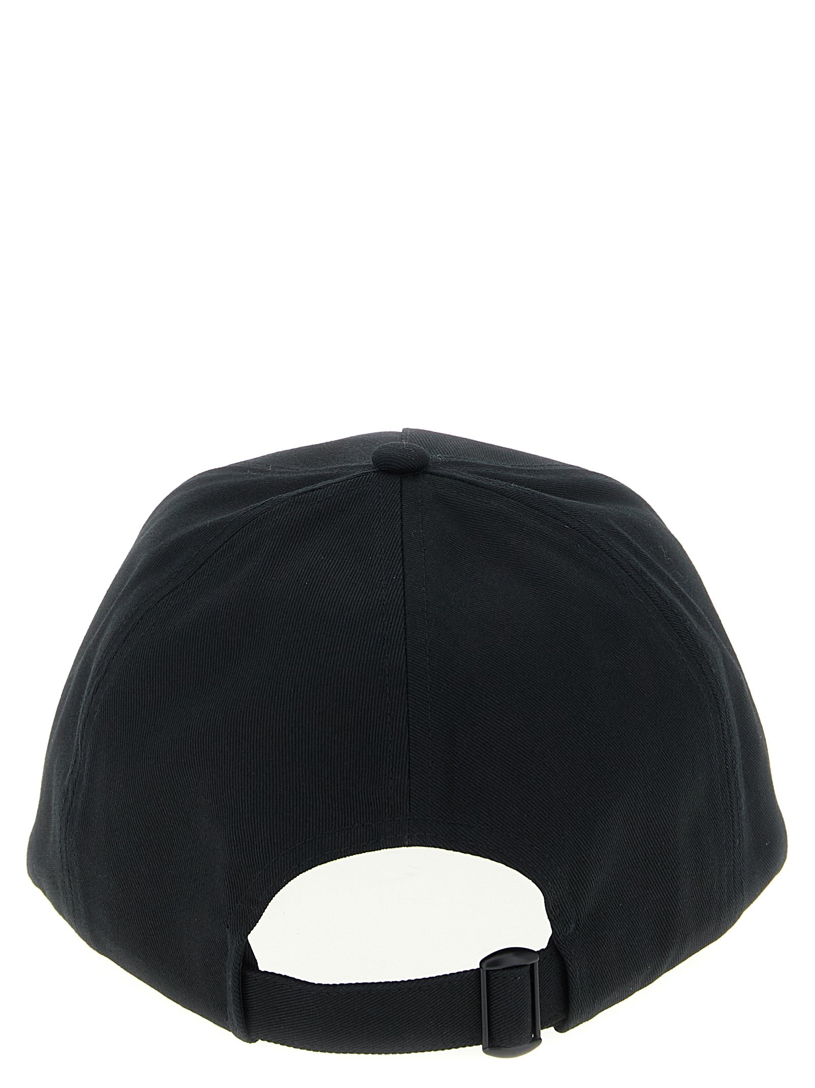 Moncler Black Cotton Cap (Baseball Hat) Curated Luxury Accessories by Orvyn
