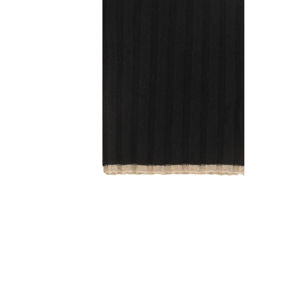 Brunello Cucinelli Black Cashmere Scarf Curated Luxury Accessories by Orvyn