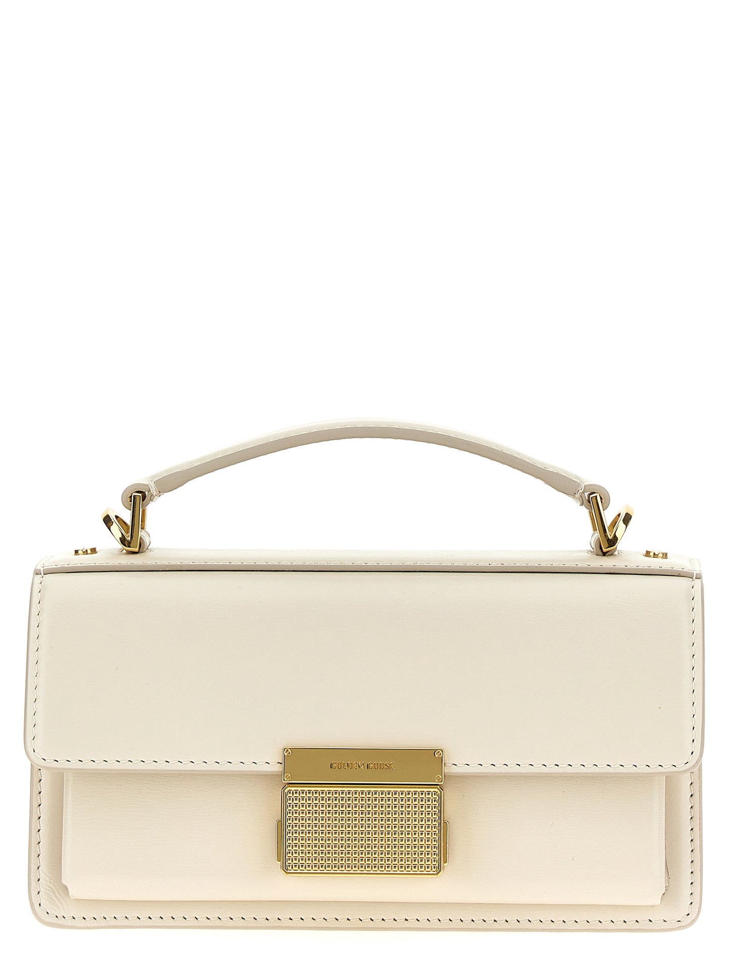 Golden Goose White Cowhide Handbag Curated Luxury Accessories by Orvyn