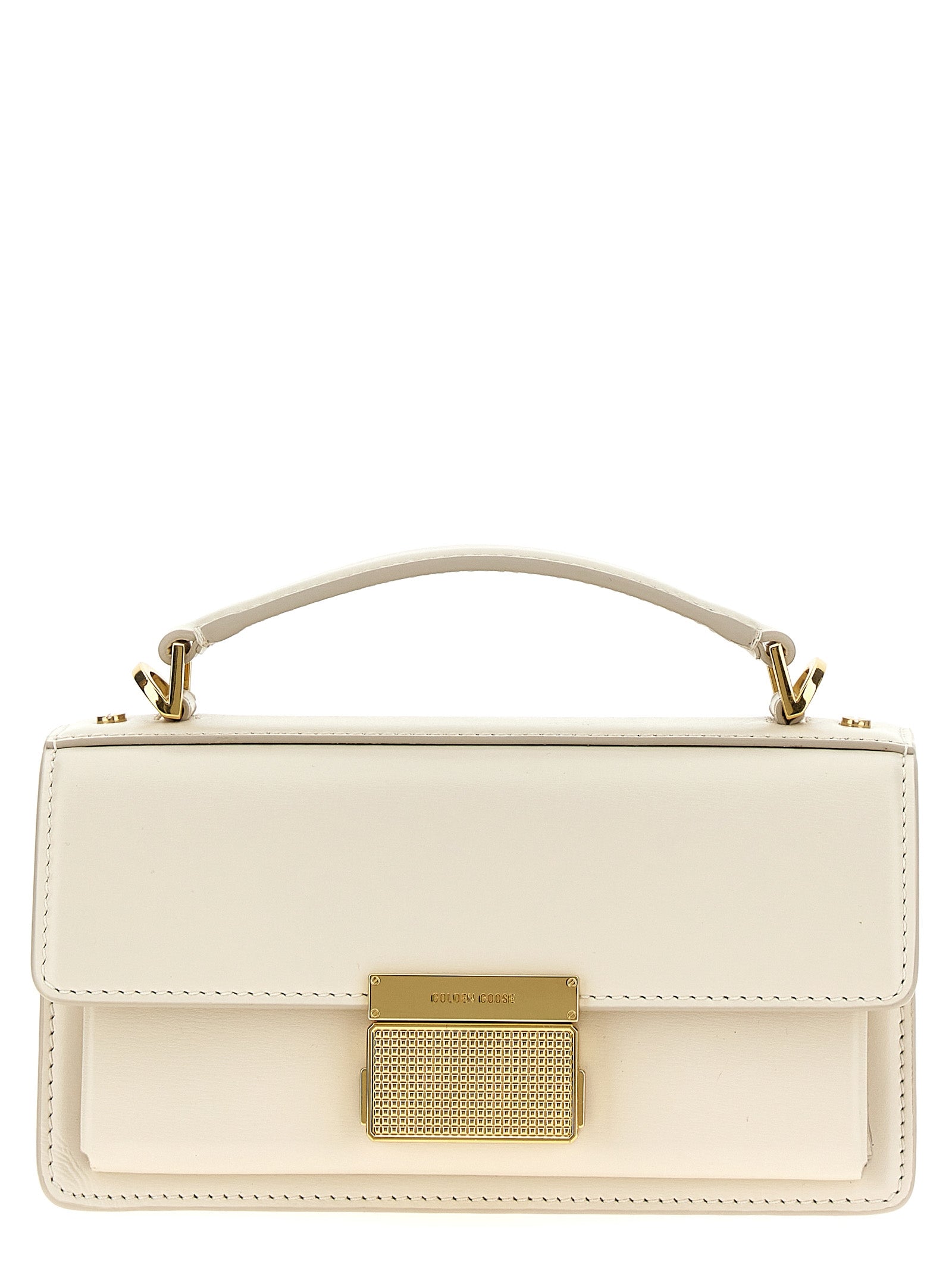 Golden Goose White Cowhide Handbag Curated Luxury Accessories by Orvyn