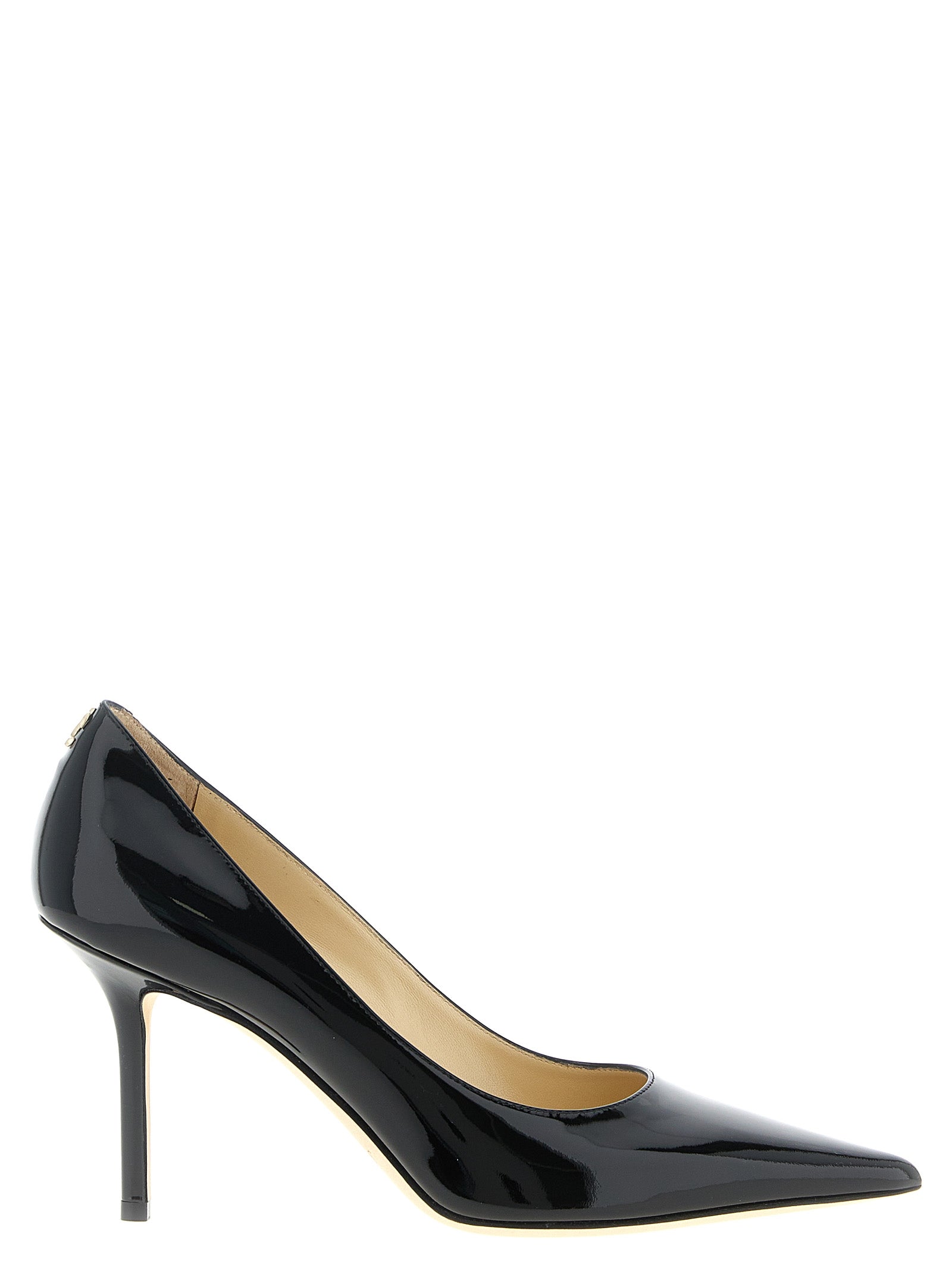 Jimmy Choo Black Leather High Heel Pumps schwarz