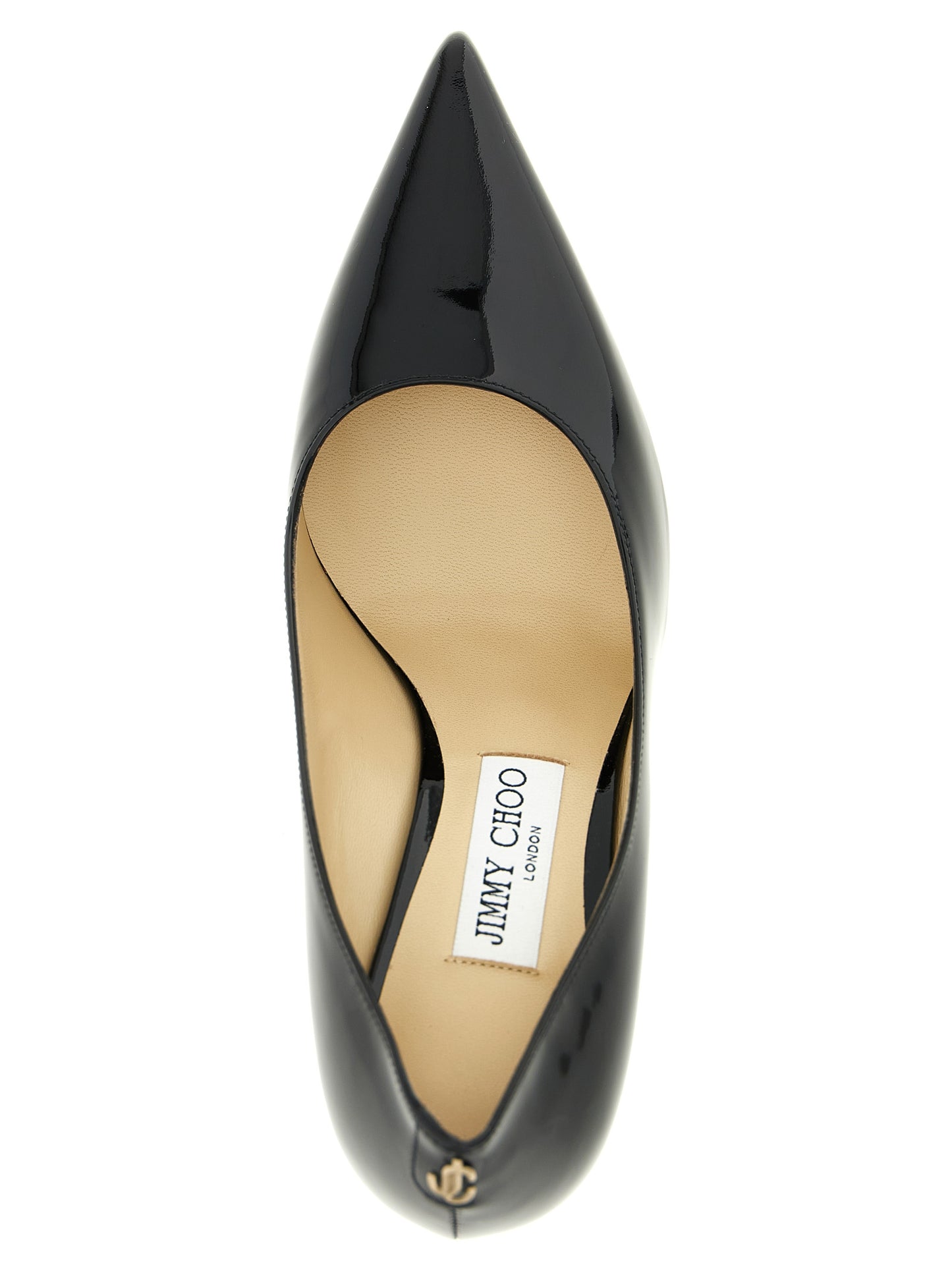Jimmy Choo Black Leather High Heel Pumps schwarz