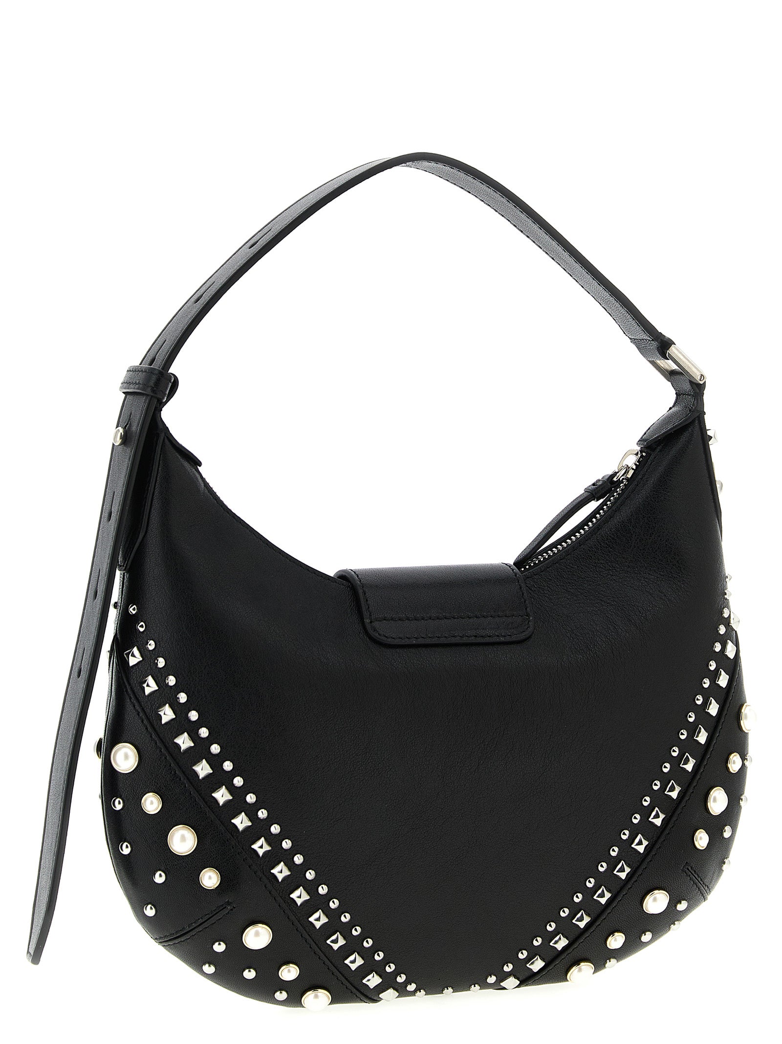 Jimmy Choo White Lamb Leather Shoulder Bag Curated Luxury Accessories by Orvyn