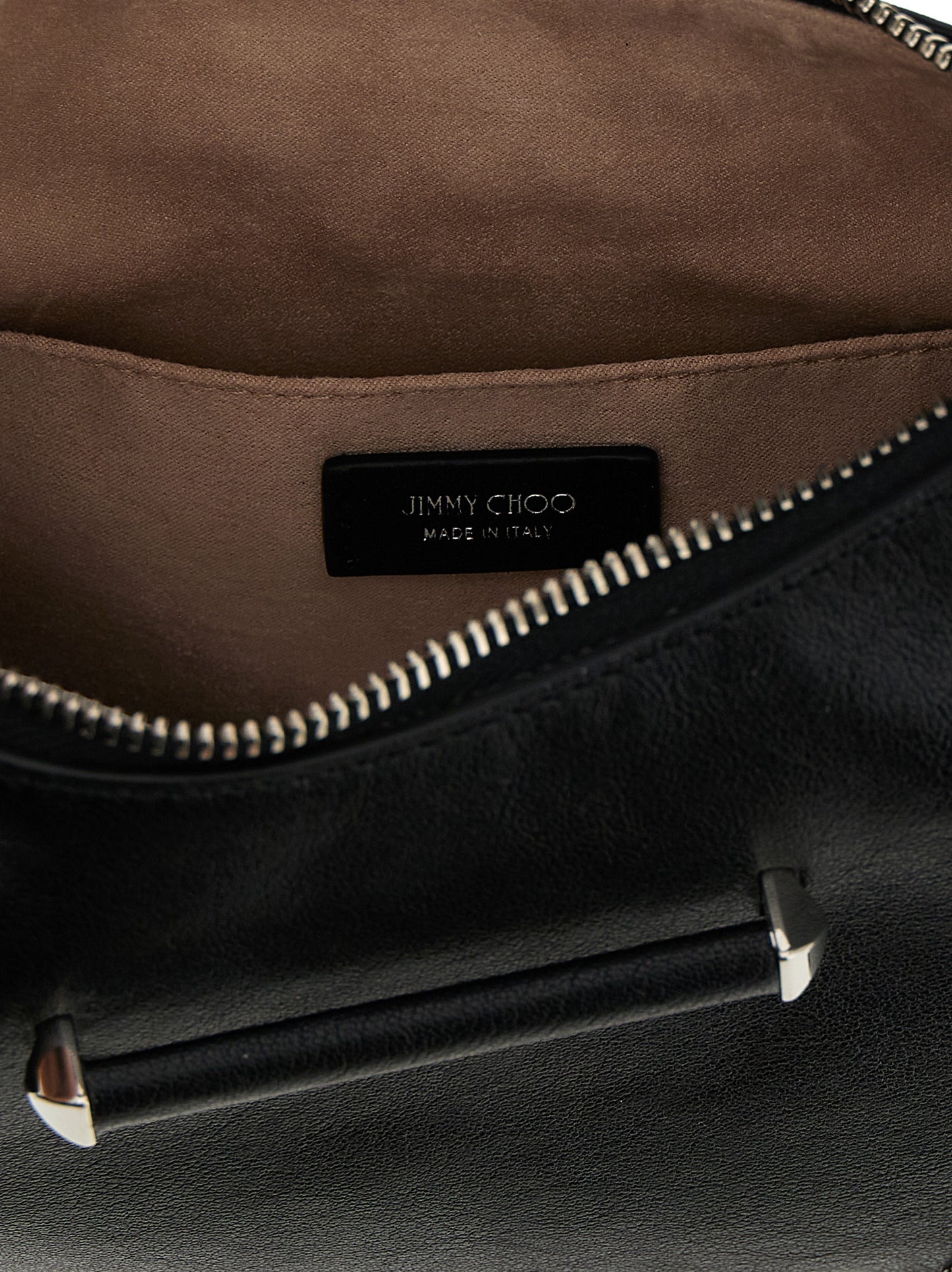 Jimmy Choo White Lamb Leather Shoulder Bag Curated Luxury Accessories by Orvyn