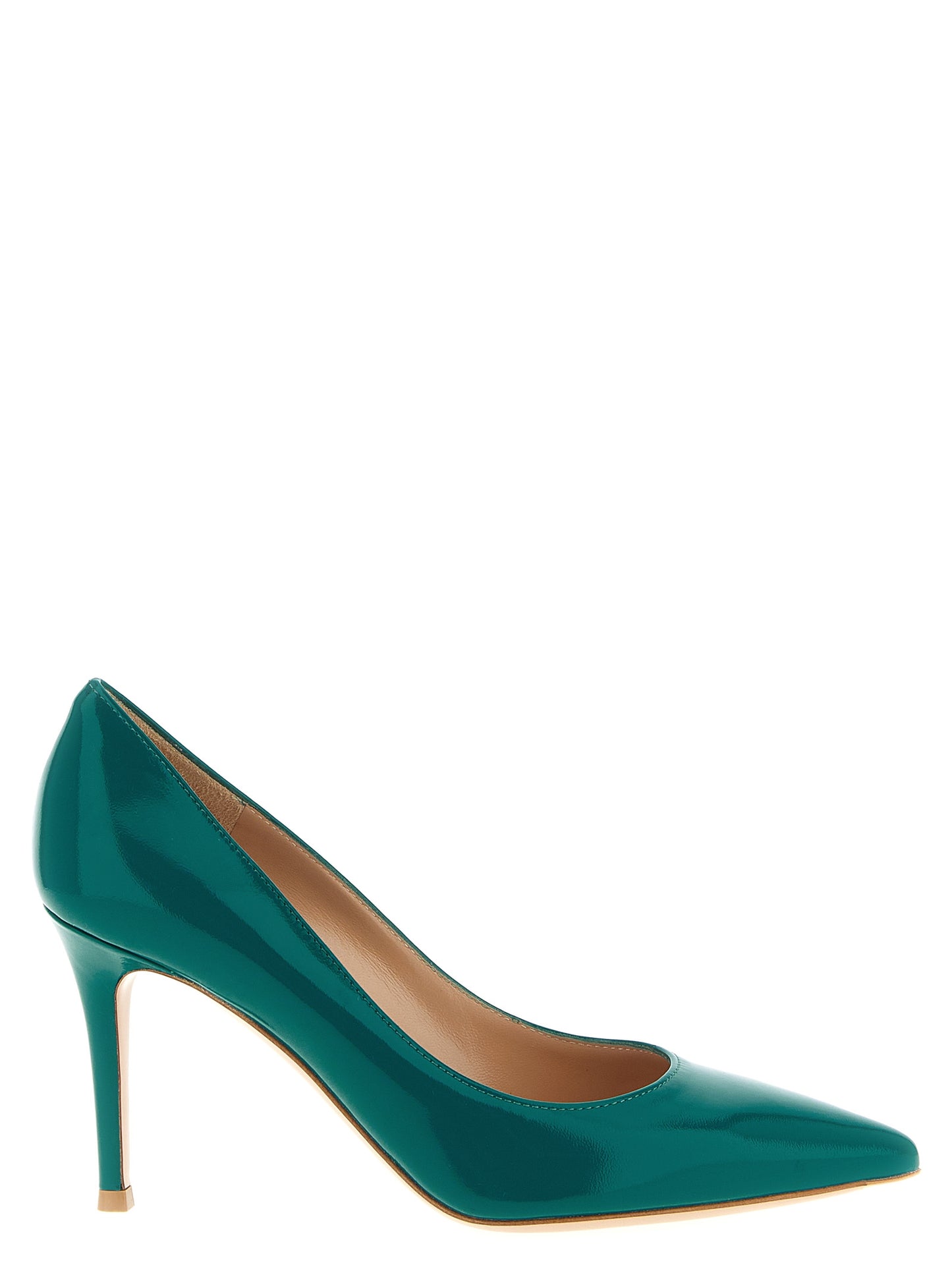 Gianvito Rossi Bicolor Lamb Leather High Heel Pumps Curated Luxury Accessories by Orvyn