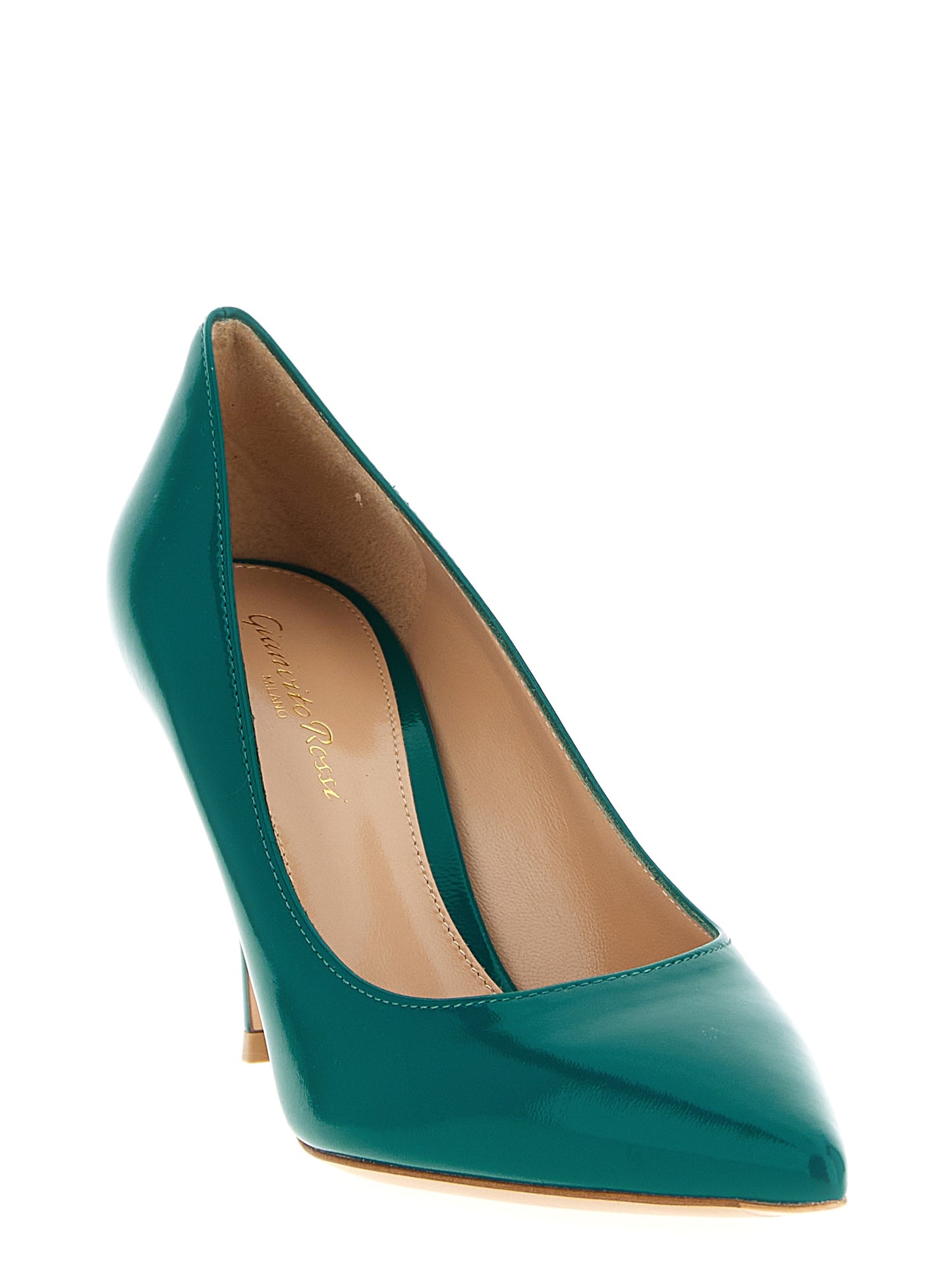Gianvito Rossi Bicolor Lamb Leather High Heel Pumps Curated Luxury Accessories by Orvyn