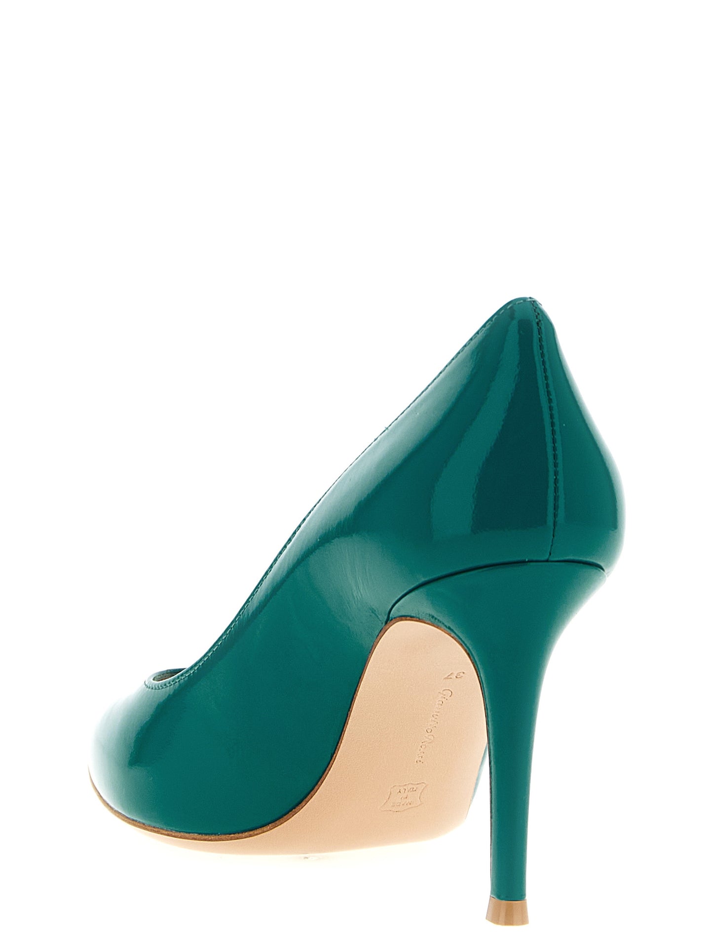 Gianvito Rossi Bicolor Lamb Leather High Heel Pumps Curated Luxury Accessories by Orvyn