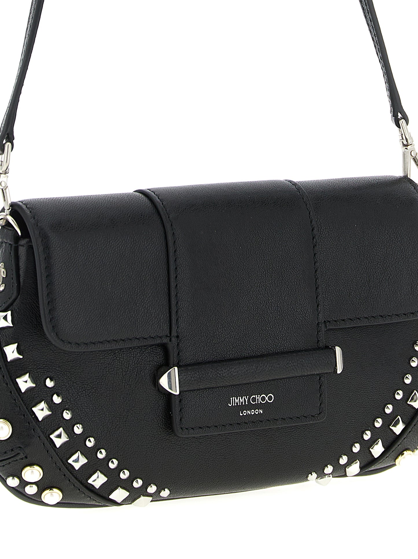 Jimmy Choo Black Lamb Leather Cardholder Curated Luxury Accessories by Orvyn