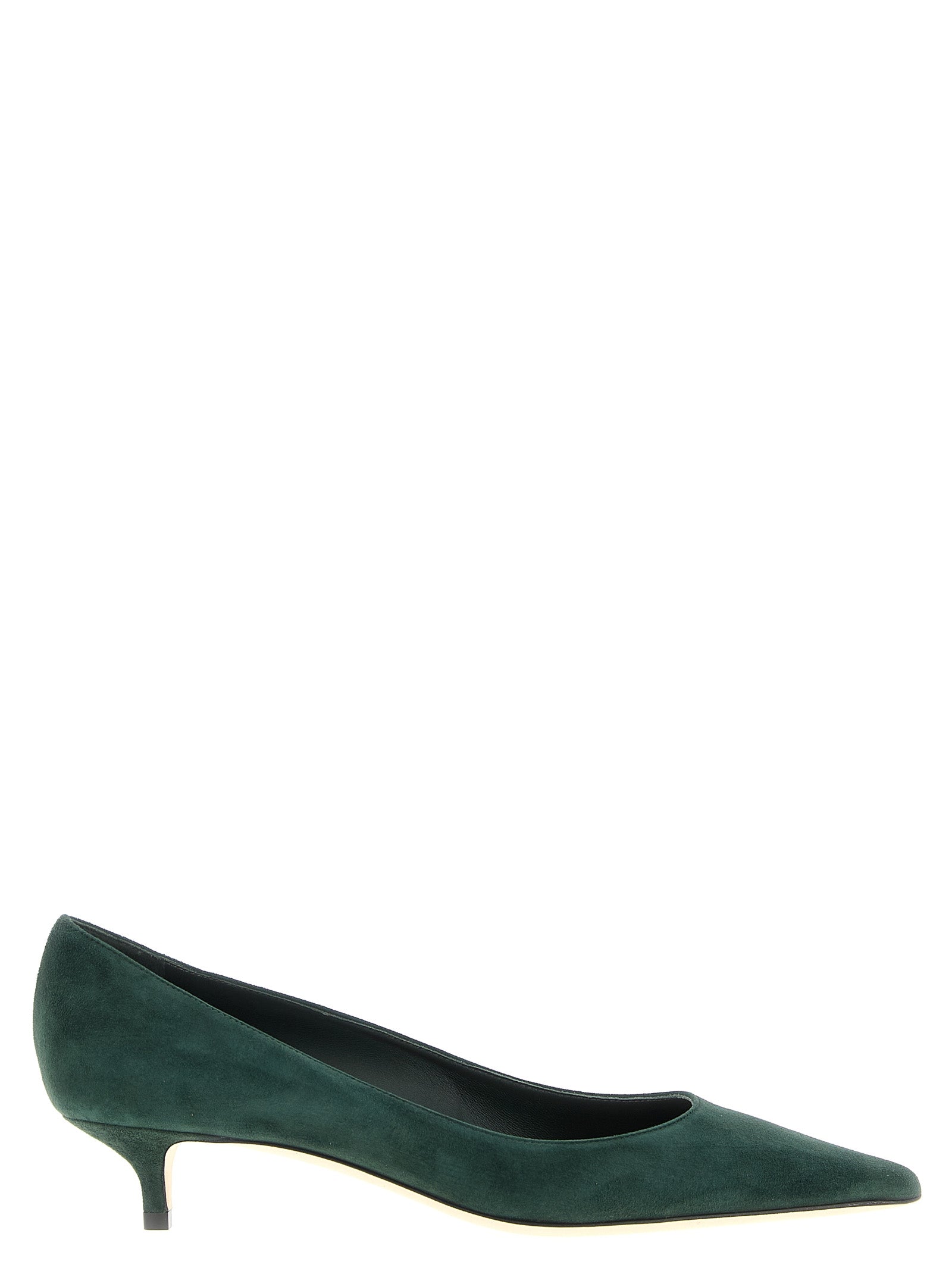 Jimmy Choo Bicolor Leather Mid Heel Pumps Curated Luxury Accessories by Orvyn