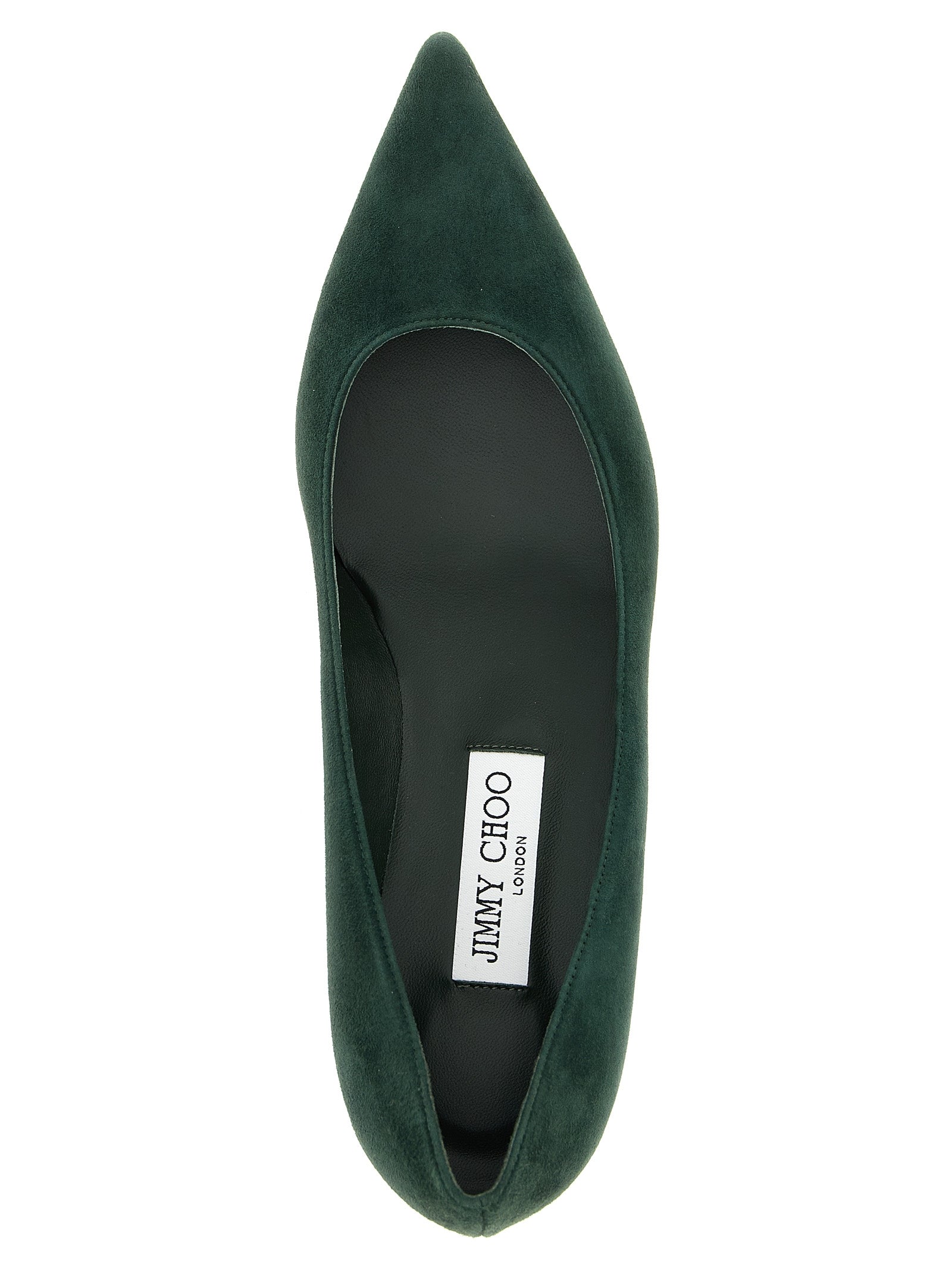 Jimmy Choo Bicolor Leather Mid Heel Pumps Curated Luxury Accessories by Orvyn