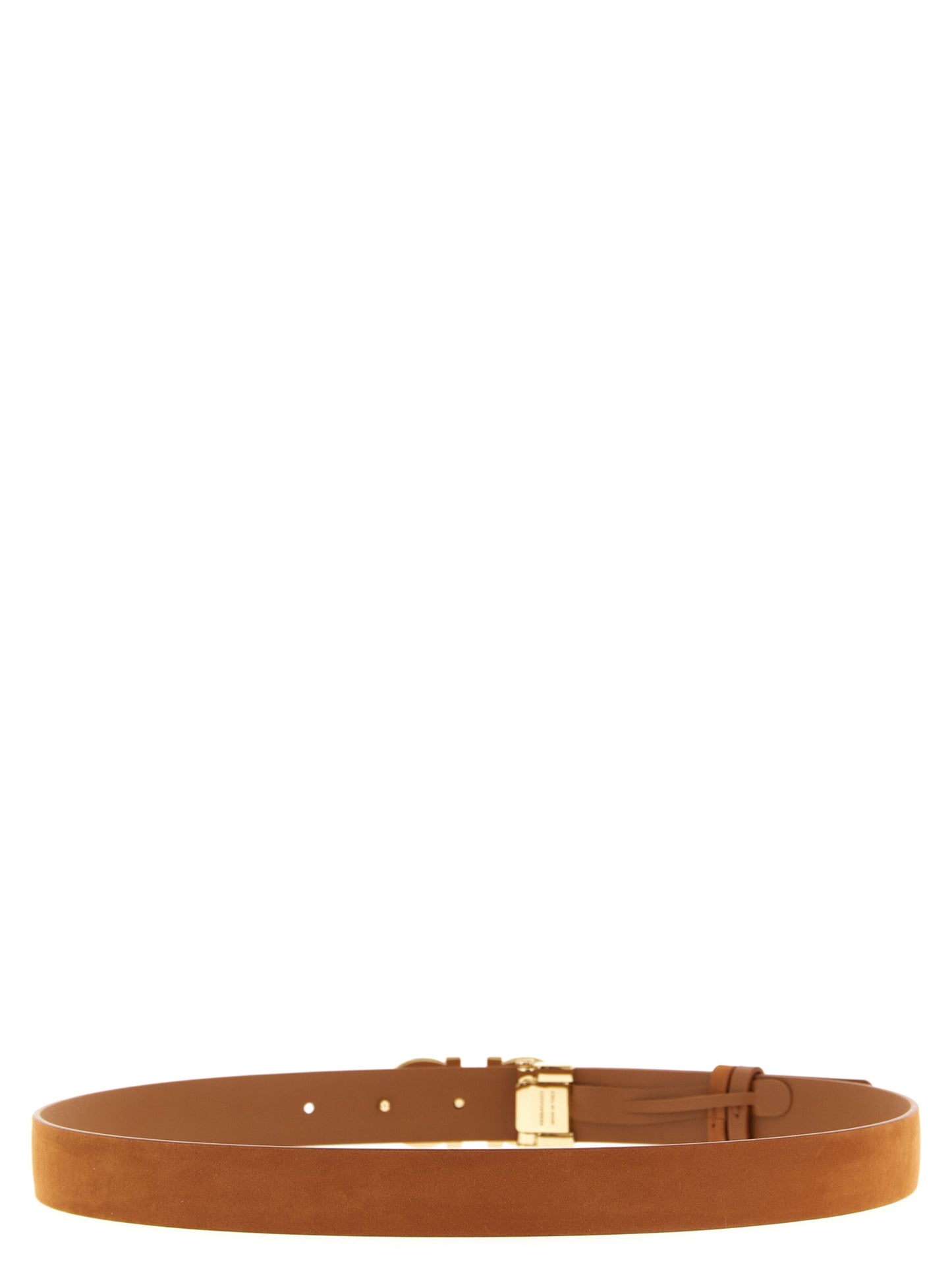 Ferragamo Brown Calfskin Regular Belt Curated Luxury Accessories by Orvyn