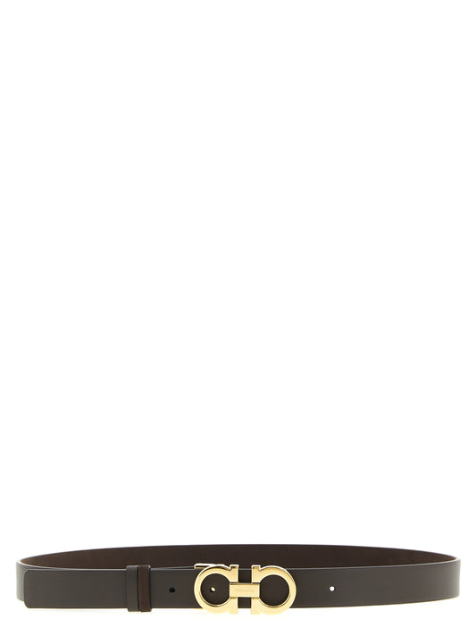 Ferragamo Brown Calfskin Regular Belt Curated Luxury Accessories by Orvyn