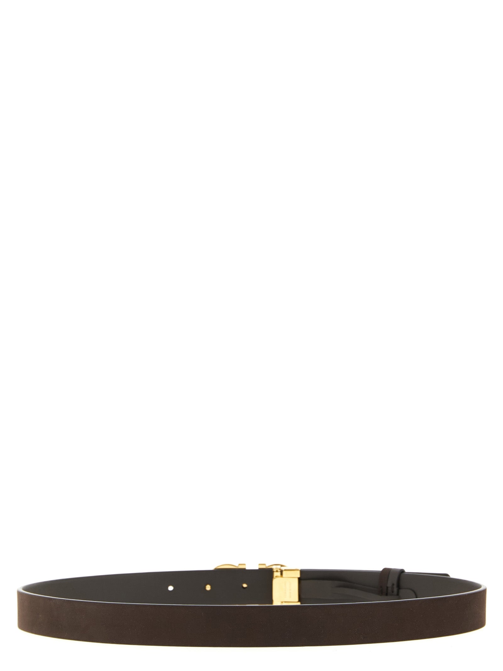 Ferragamo Brown Calfskin Regular Belt Curated Luxury Accessories by Orvyn