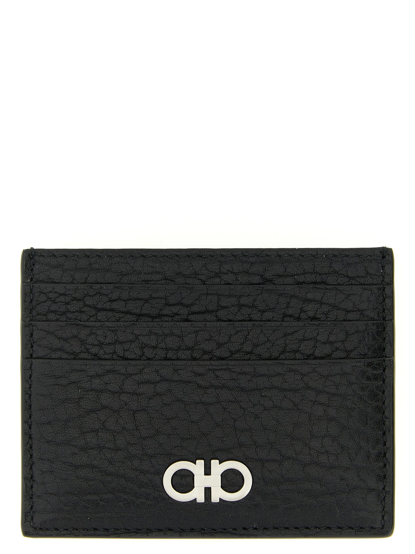 Ferragamo Black Calfskin Cardholder Curated Luxury Accessories by Orvyn