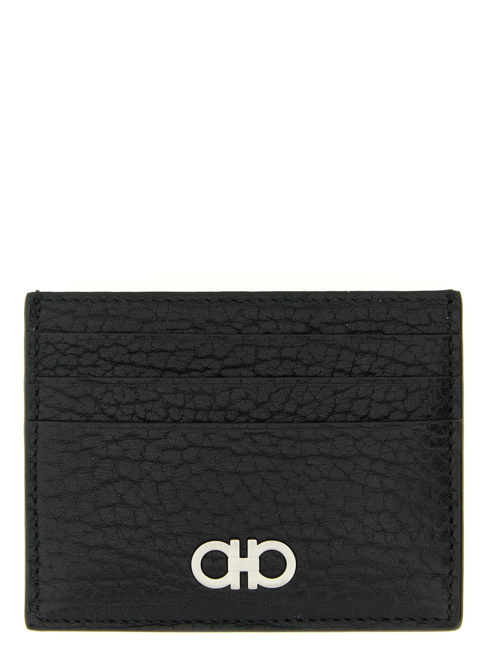 Ferragamo Black Calfskin Cardholder Curated Luxury Accessories by Orvyn