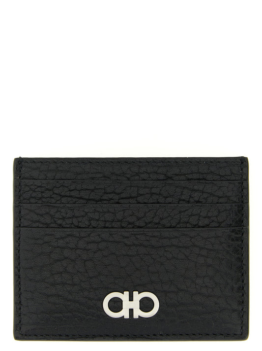 Ferragamo Black Calfskin Cardholder Curated Luxury Accessories by Orvyn