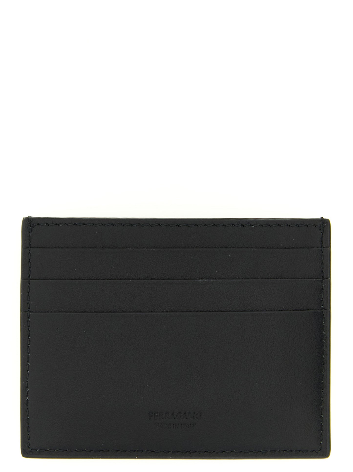 Ferragamo Black Calfskin Cardholder Curated Luxury Accessories by Orvyn
