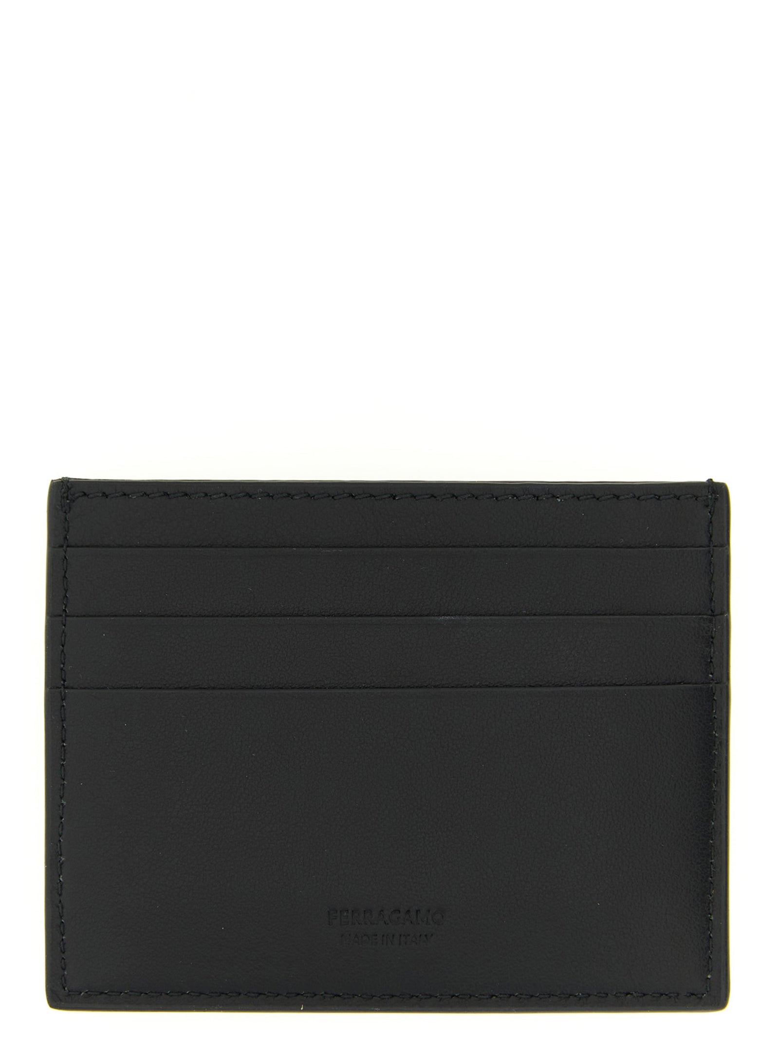 Ferragamo Black Calfskin Cardholder Curated Luxury Accessories by Orvyn