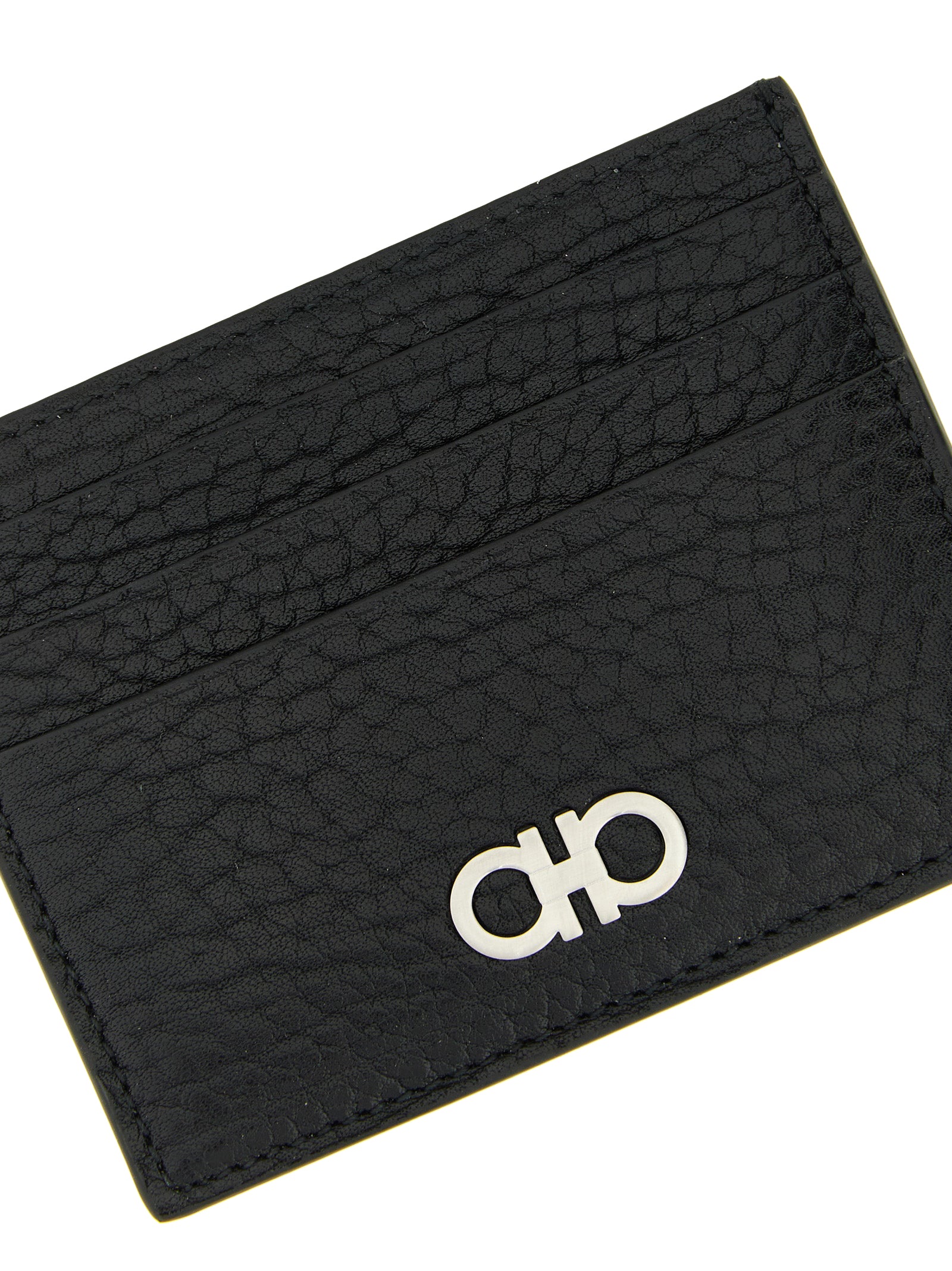 Ferragamo Black Calfskin Cardholder Curated Luxury Accessories by Orvyn