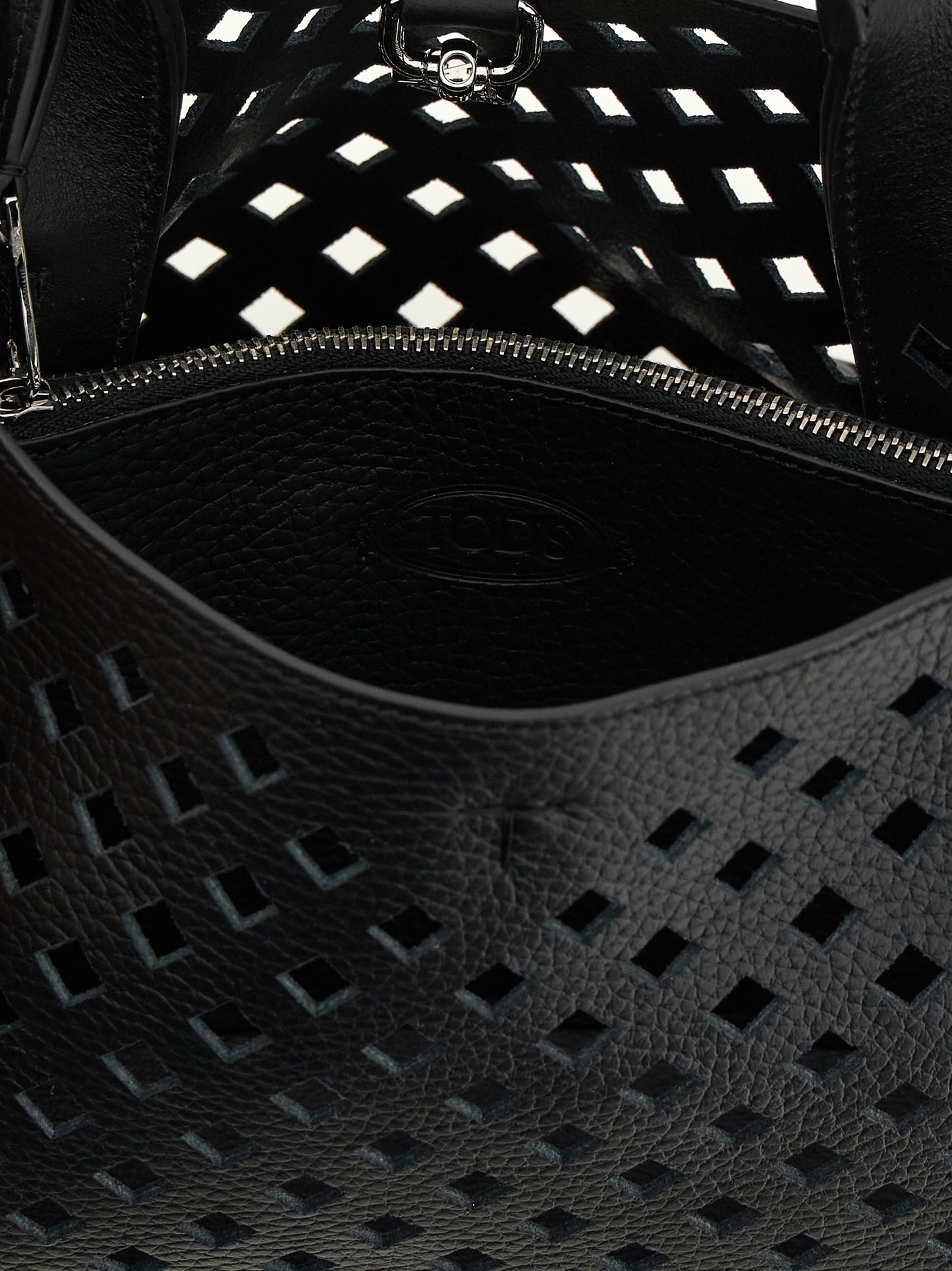 Tod's Black Calfskin Handbag Curated Luxury Accessories by Orvyn