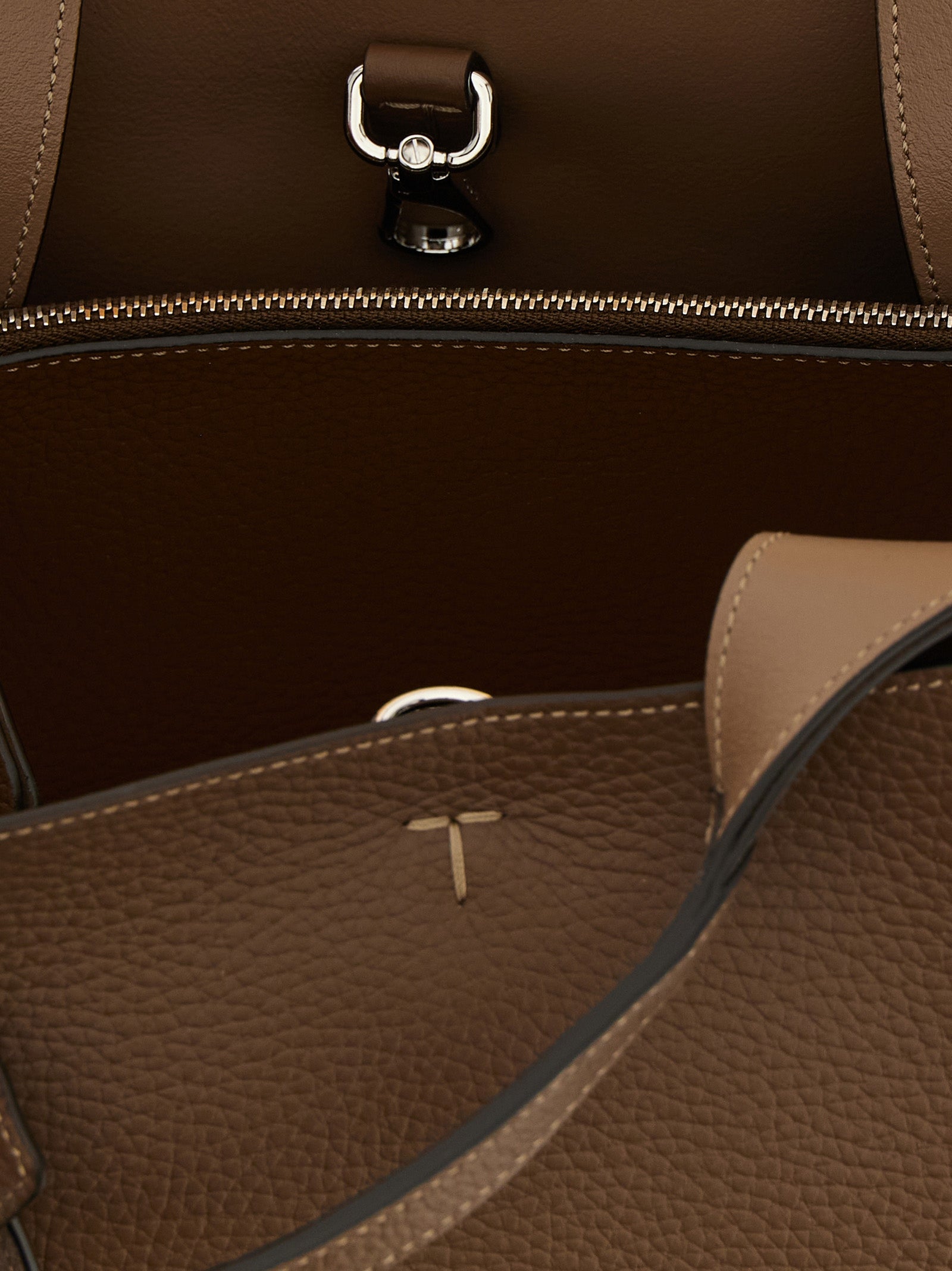 Tod's Brown Calfskin Handbag Curated Luxury Accessories by Orvyn