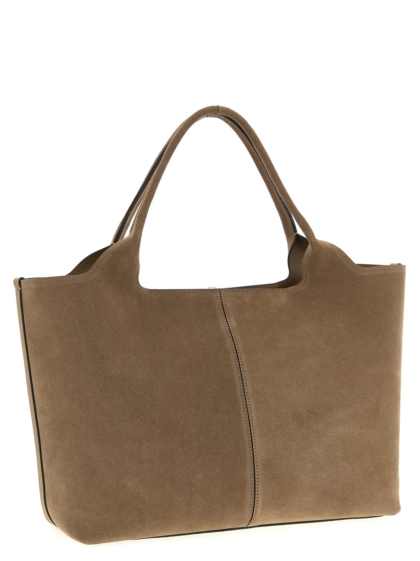 Tod's Beige Calfskin Tote Bag Curated Luxury Accessories by Orvyn