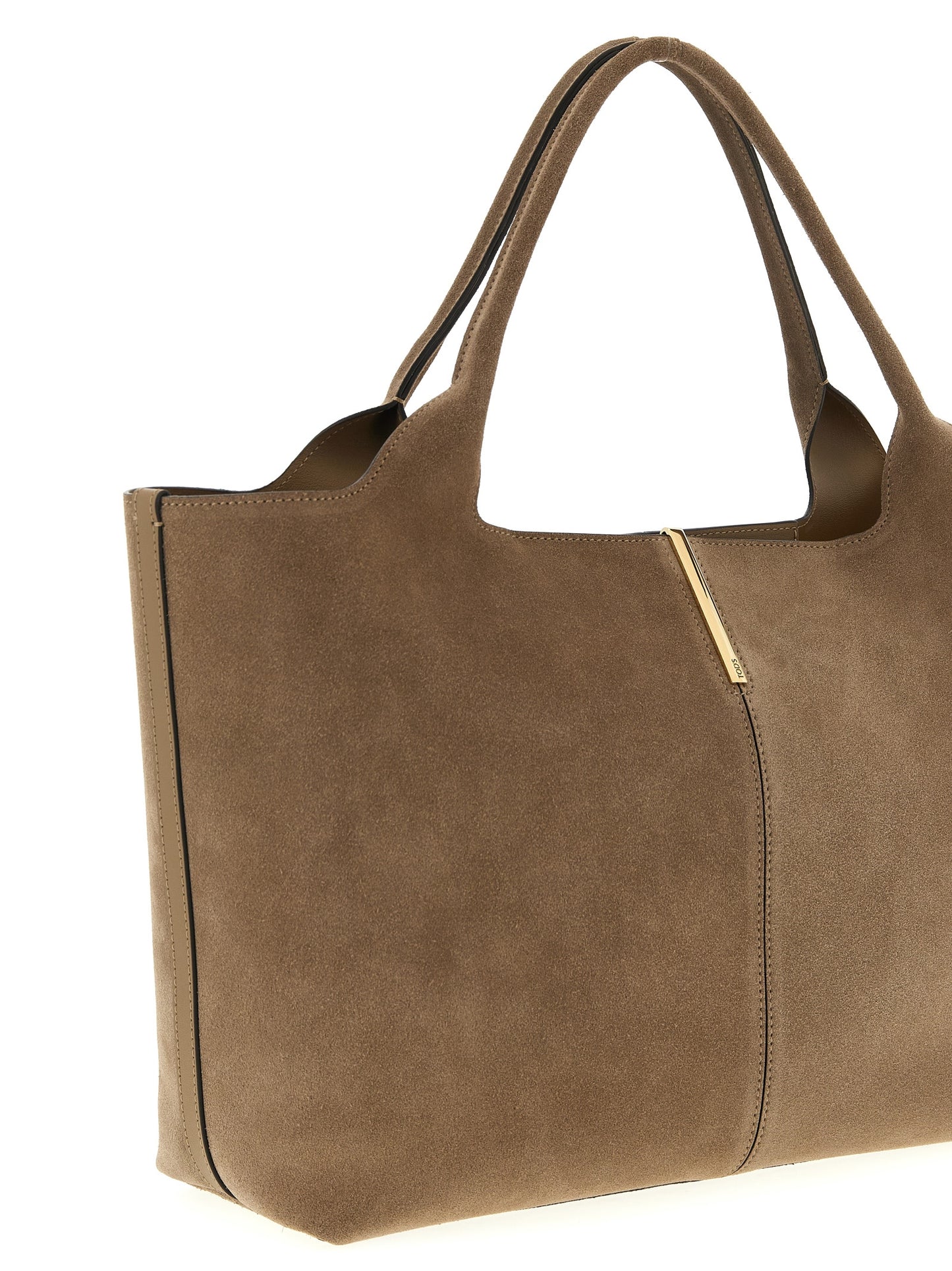 Tod's Beige Calfskin Tote Bag Curated Luxury Accessories by Orvyn
