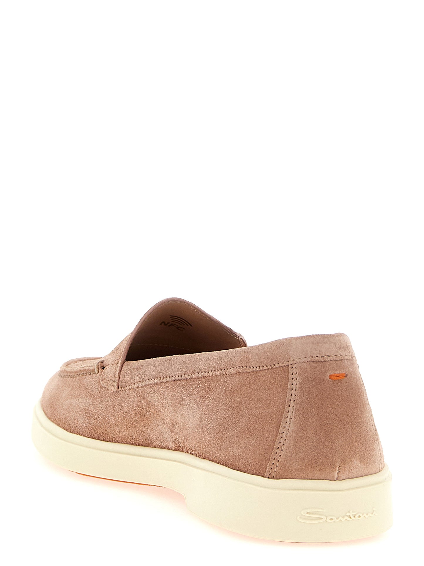 Santoni Multicolor Calfskin Slip-On Loafers Curated Luxury Accessories by Orvyn