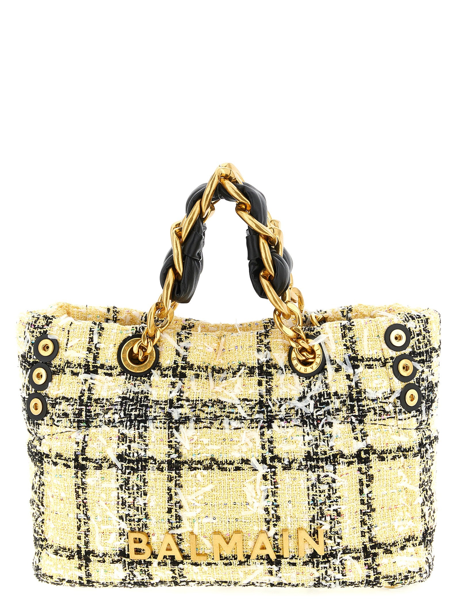 Balmain Multicolor Polyester Tote Bag Curated Luxury Accessories by Orvyn