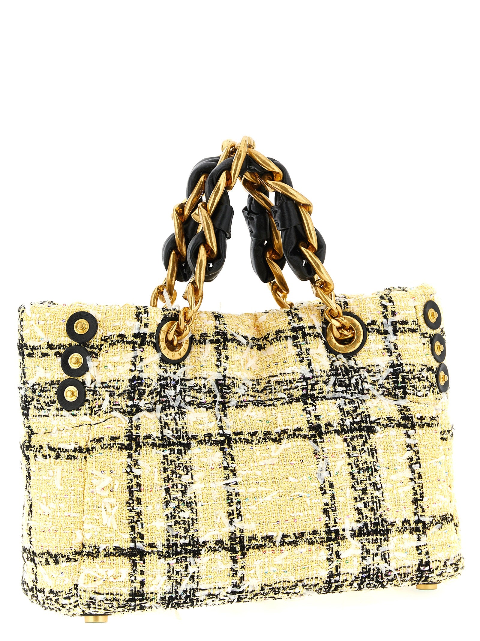 Balmain Multicolor Polyester Tote Bag Curated Luxury Accessories by Orvyn