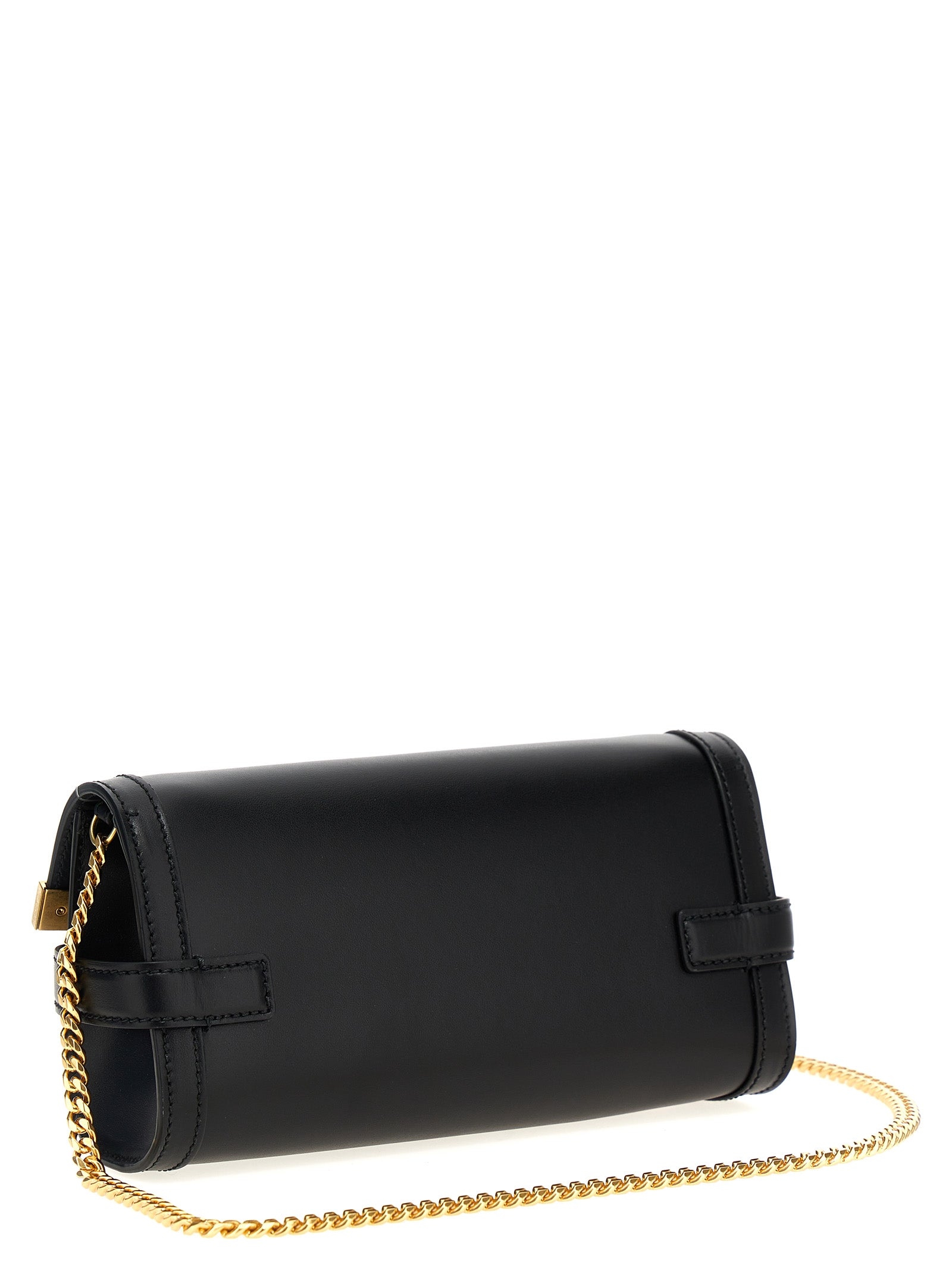 Balmain Black Calfskin Clutch Bag Curated Luxury Accessories by Orvyn