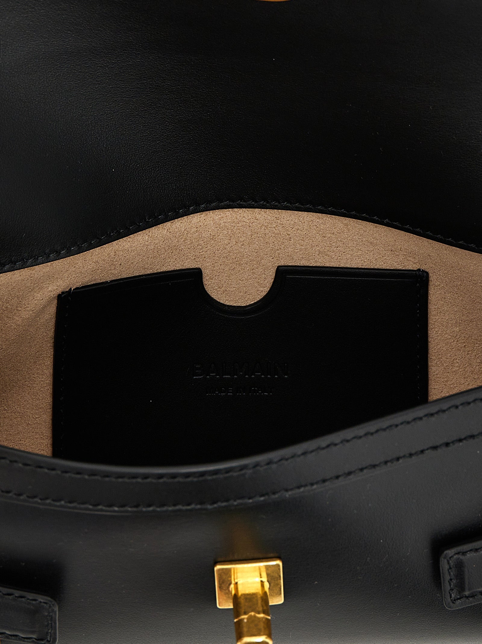 Balmain Black Calfskin Clutch Bag Curated Luxury Accessories by Orvyn