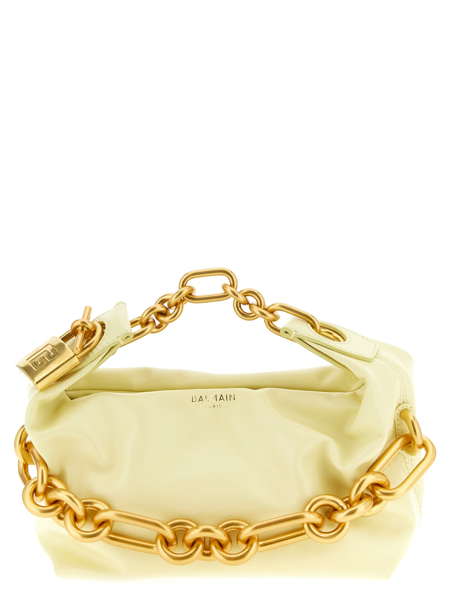 Balmain Bicolor Calfskin Handbag Curated Luxury Accessories by Orvyn