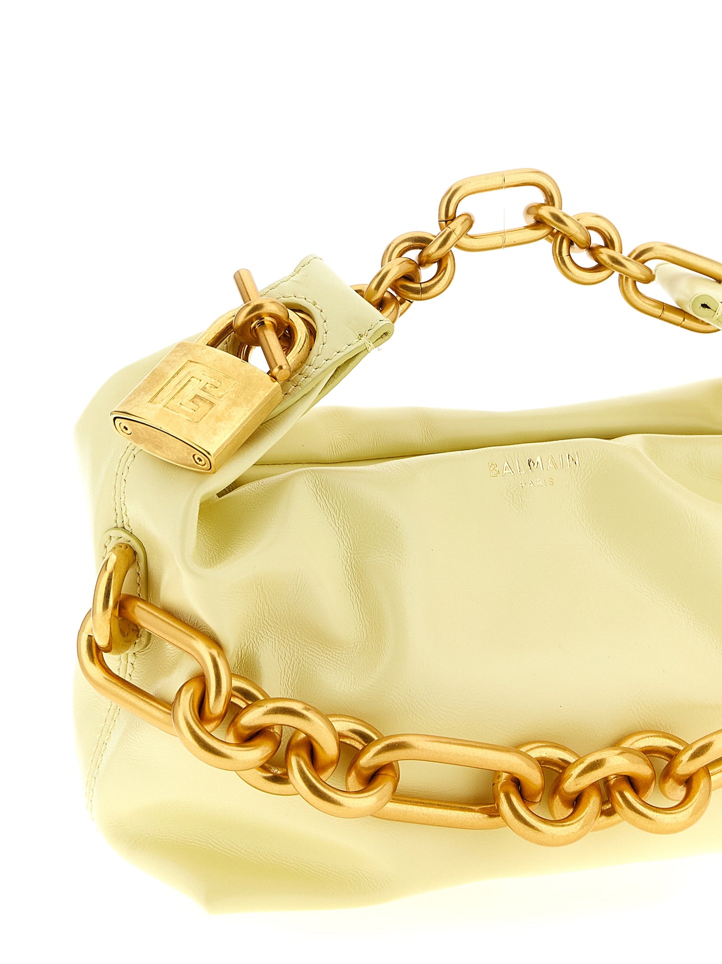 Balmain Bicolor Calfskin Handbag Curated Luxury Accessories by Orvyn