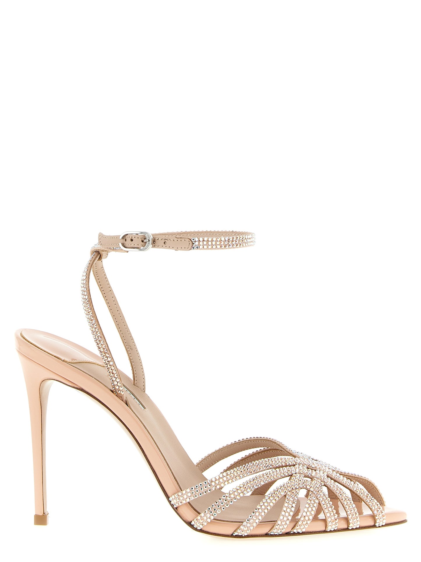 LE SILLA Multicolor Goatskin Stiletto Heel Sandals Curated Luxury Accessories by Orvyn