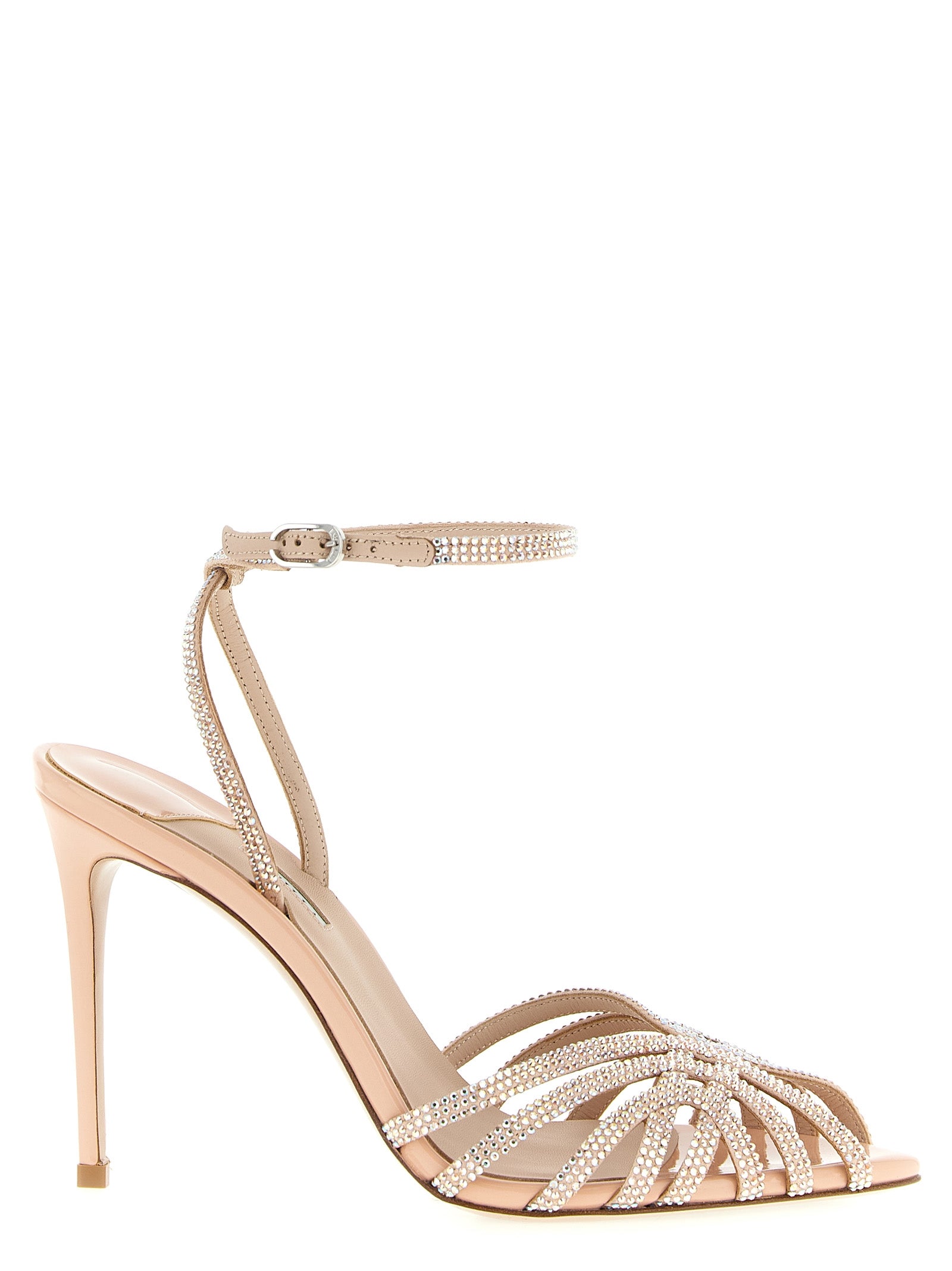 LE SILLA Multicolor Goatskin Stiletto Heel Sandals Curated Luxury Accessories by Orvyn