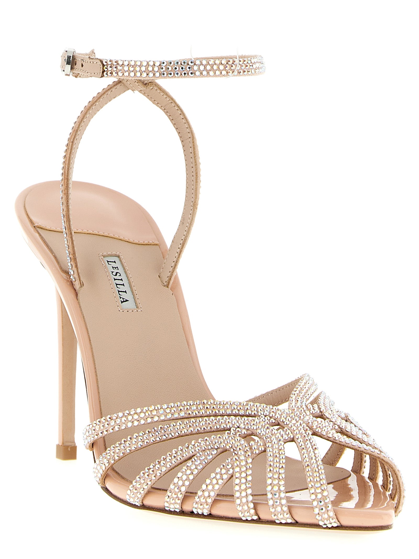 LE SILLA Multicolor Goatskin Stiletto Heel Sandals Curated Luxury Accessories by Orvyn