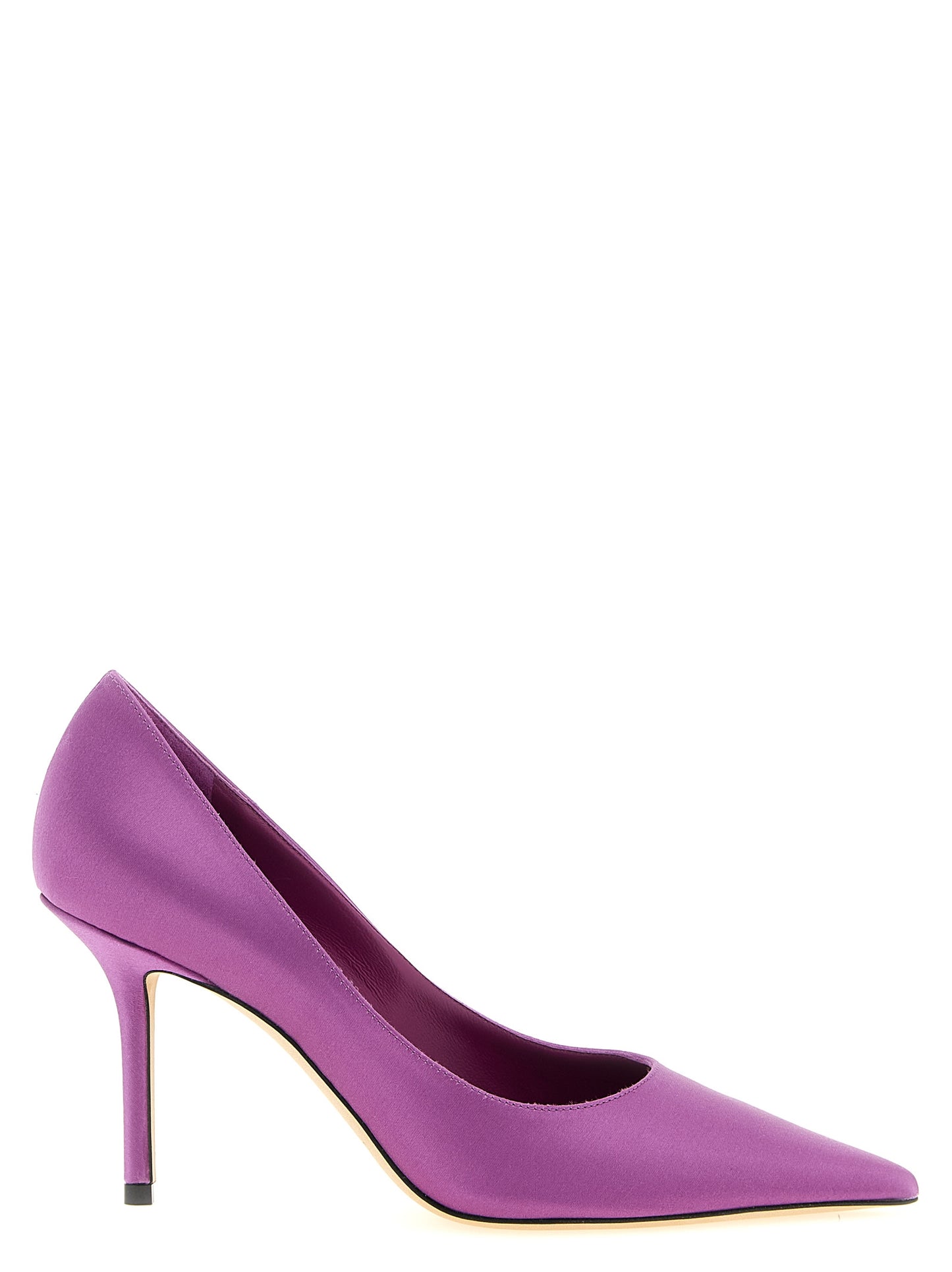 Jimmy Choo Purple Tencel High Heel Pumps Curated Luxury Accessories by Orvyn