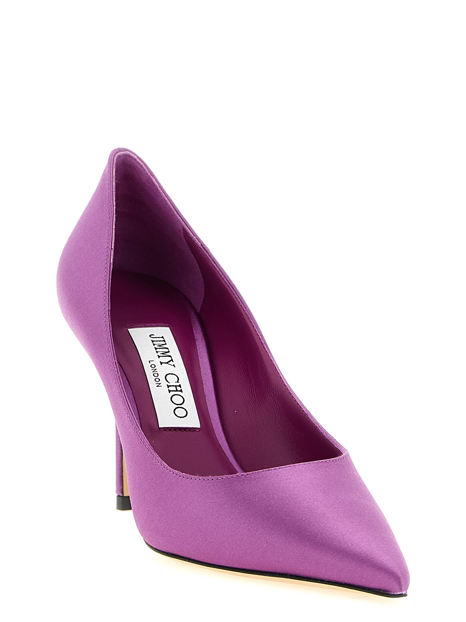 Jimmy Choo Purple Tencel High Heel Pumps Curated Luxury Accessories by Orvyn