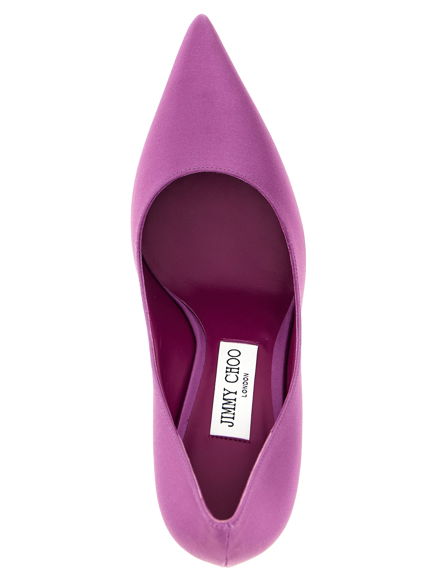 Jimmy Choo Purple Tencel High Heel Pumps Curated Luxury Accessories by Orvyn