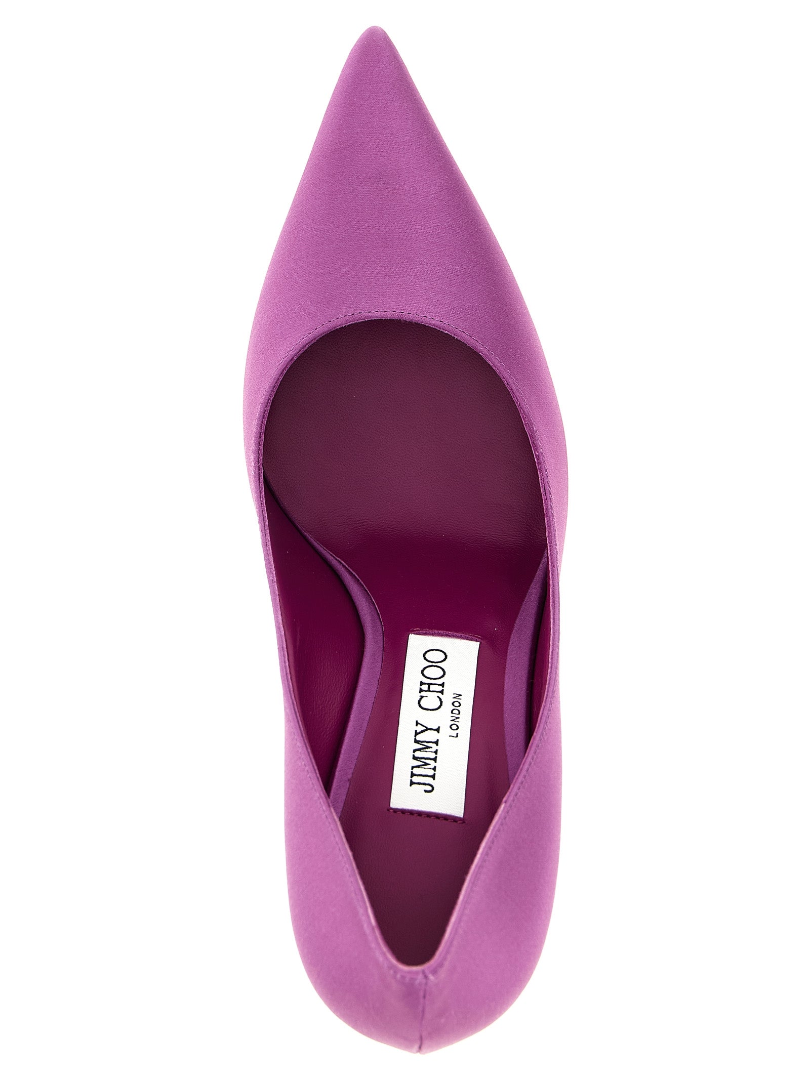 Jimmy Choo Purple Tencel High Heel Pumps Curated Luxury Accessories by Orvyn